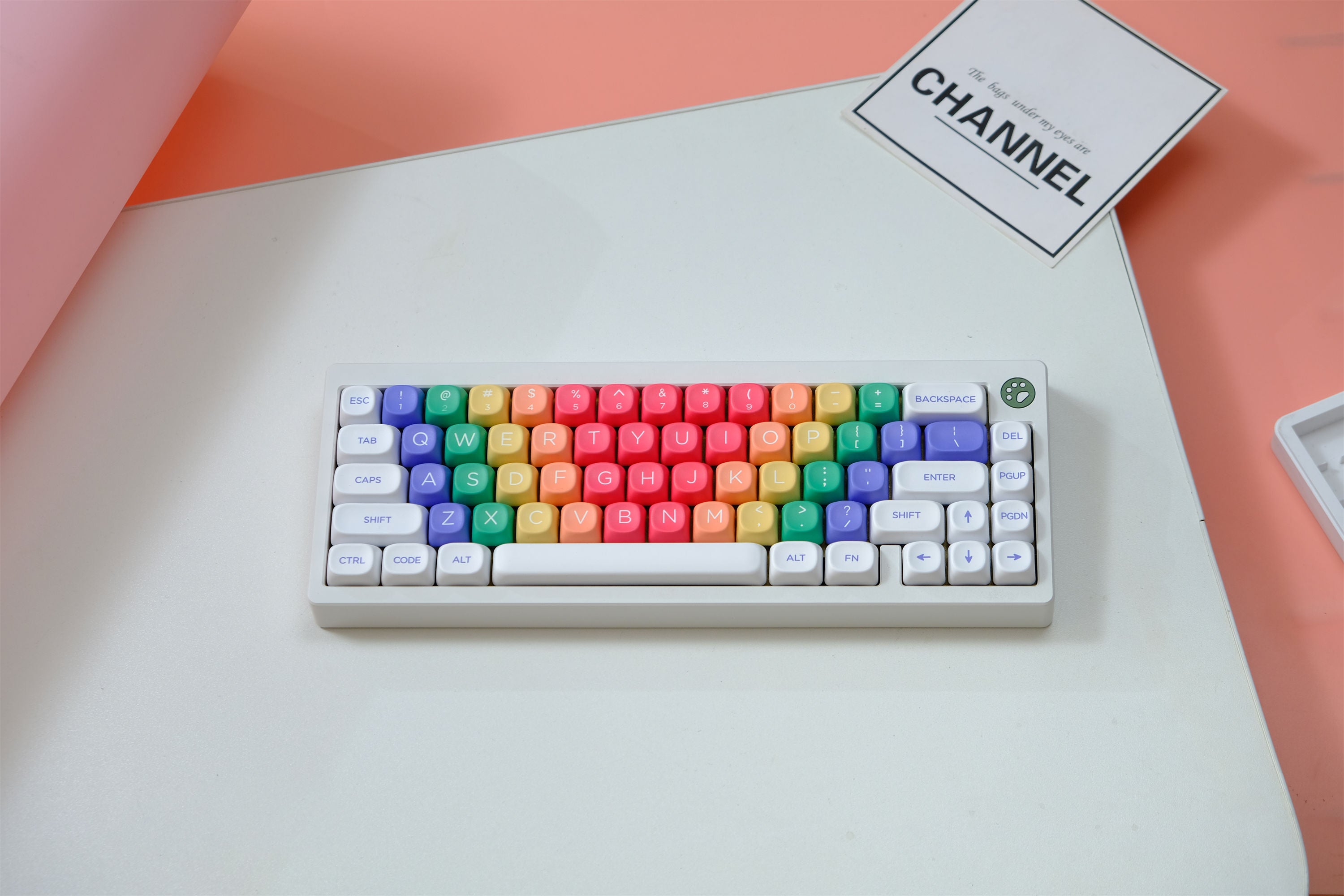 CLICK White Keycaps