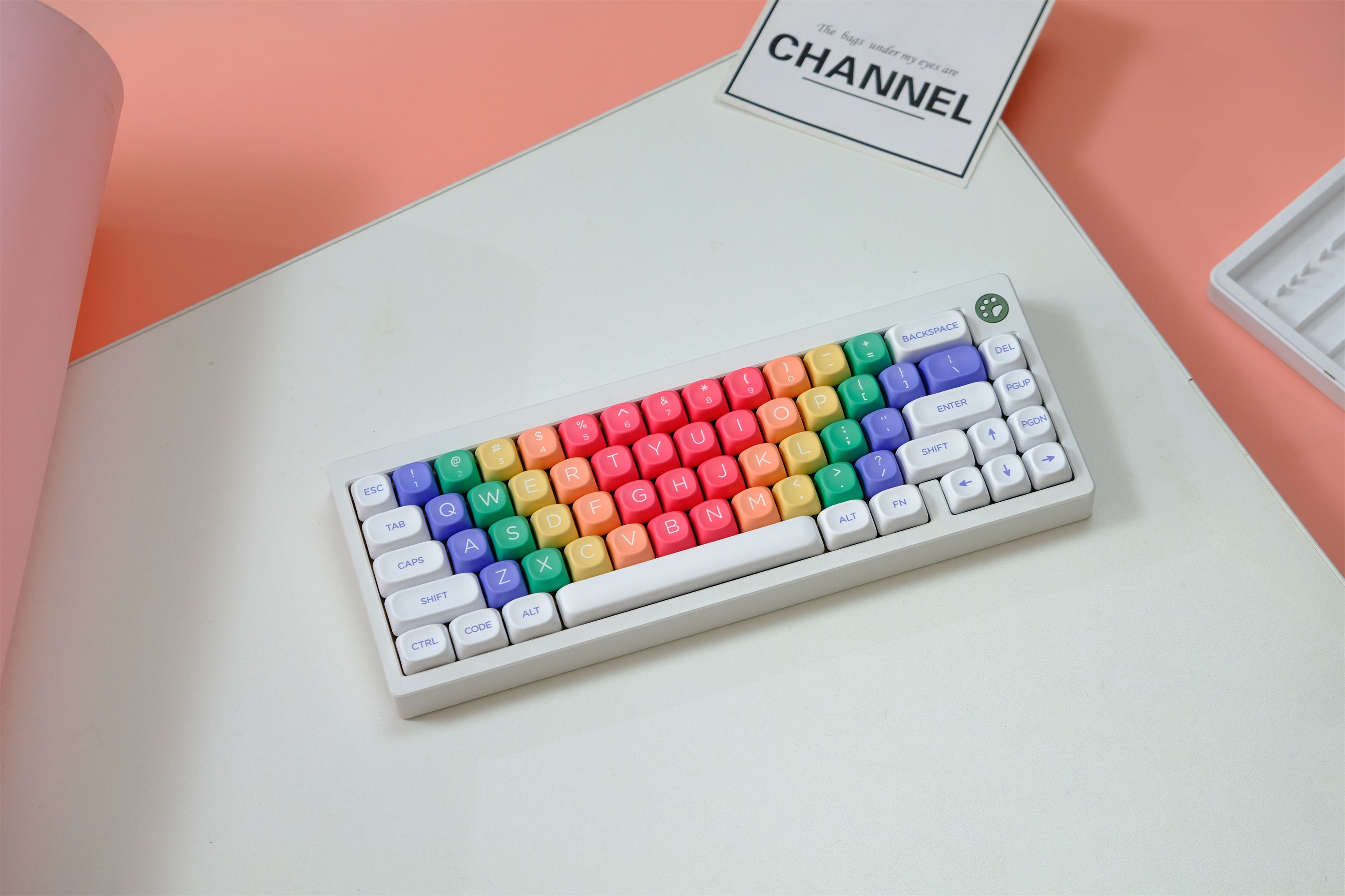 CLICK White Keycaps
