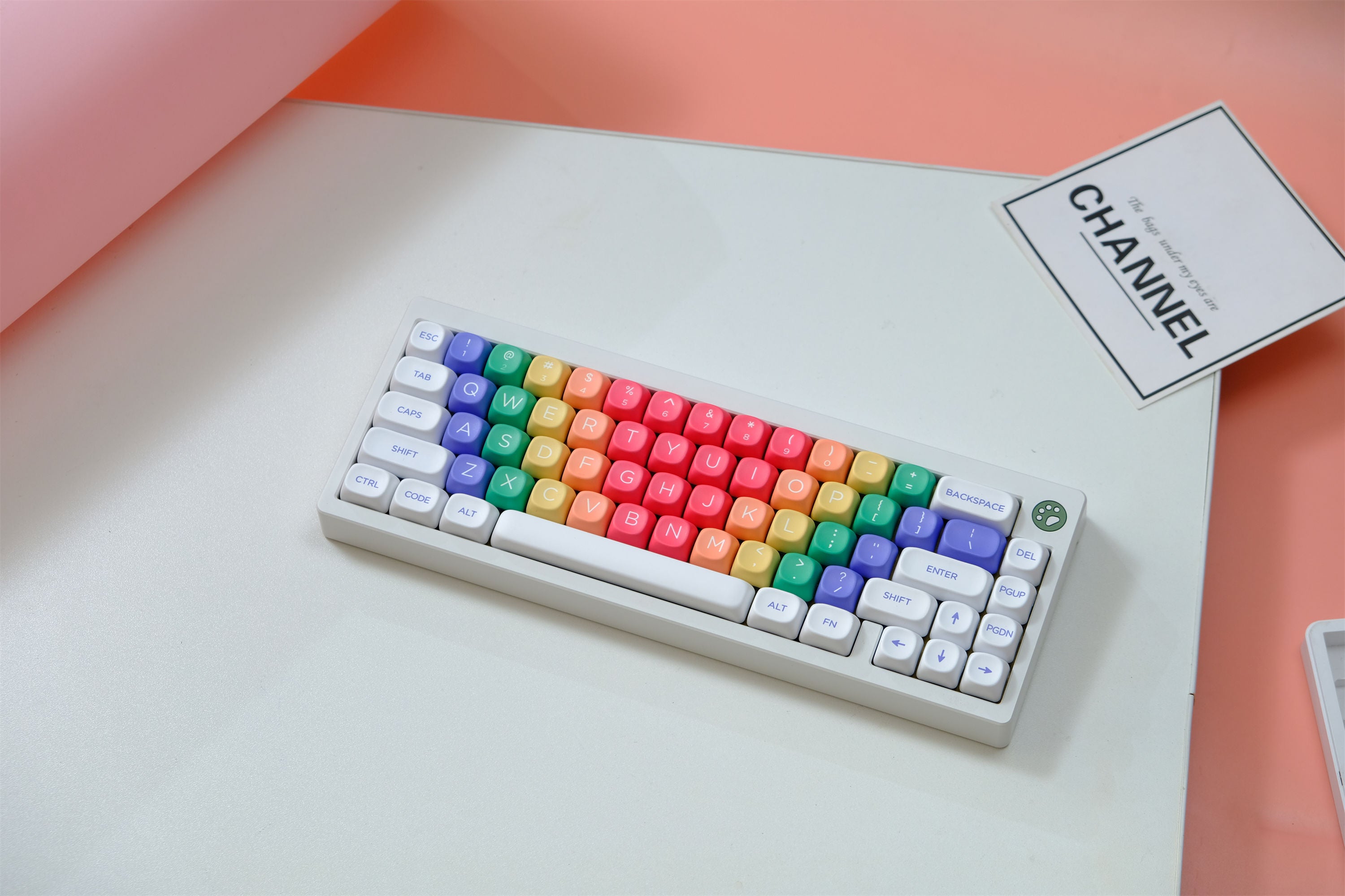 CLICK White Keycaps