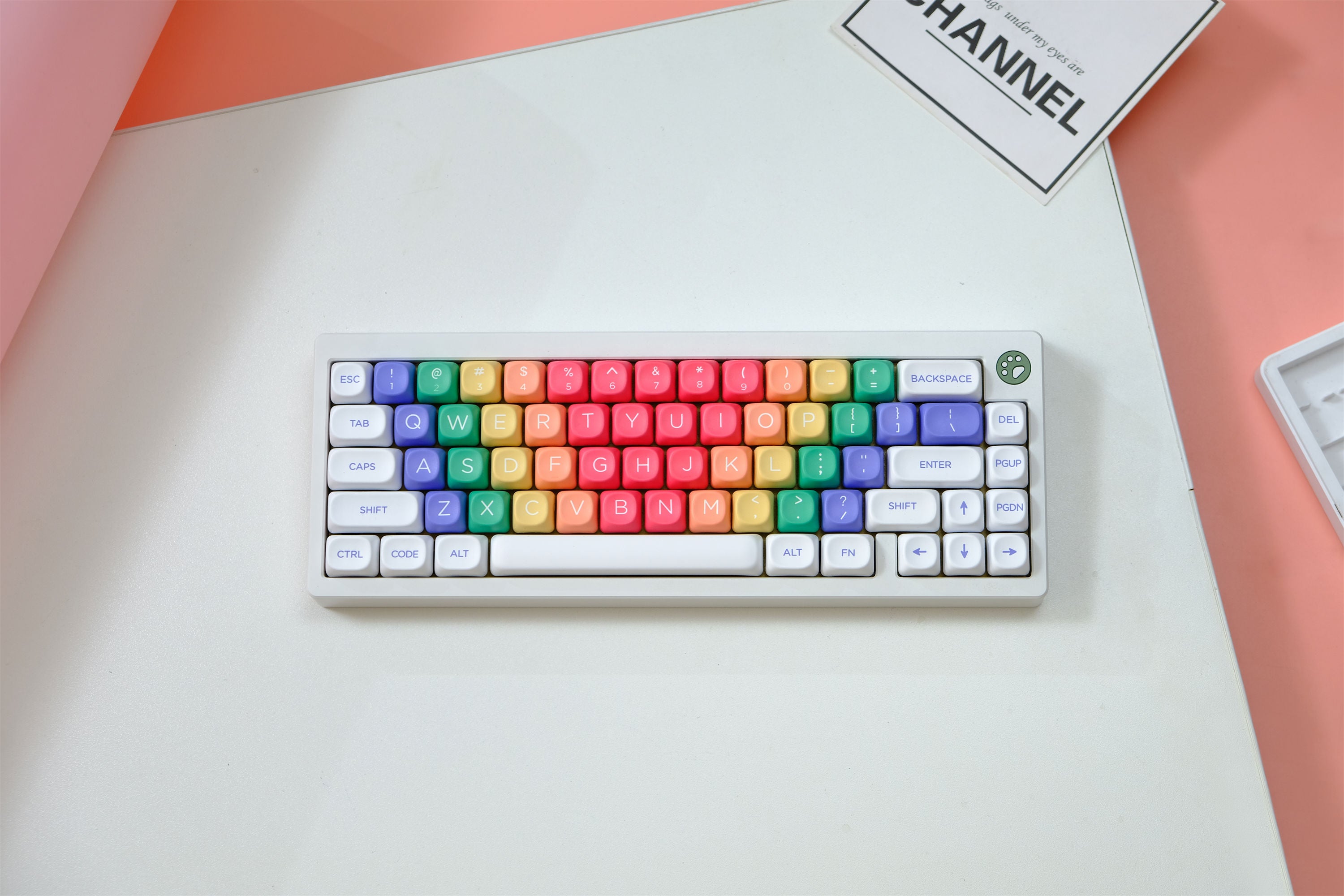 CLICK White Keycaps