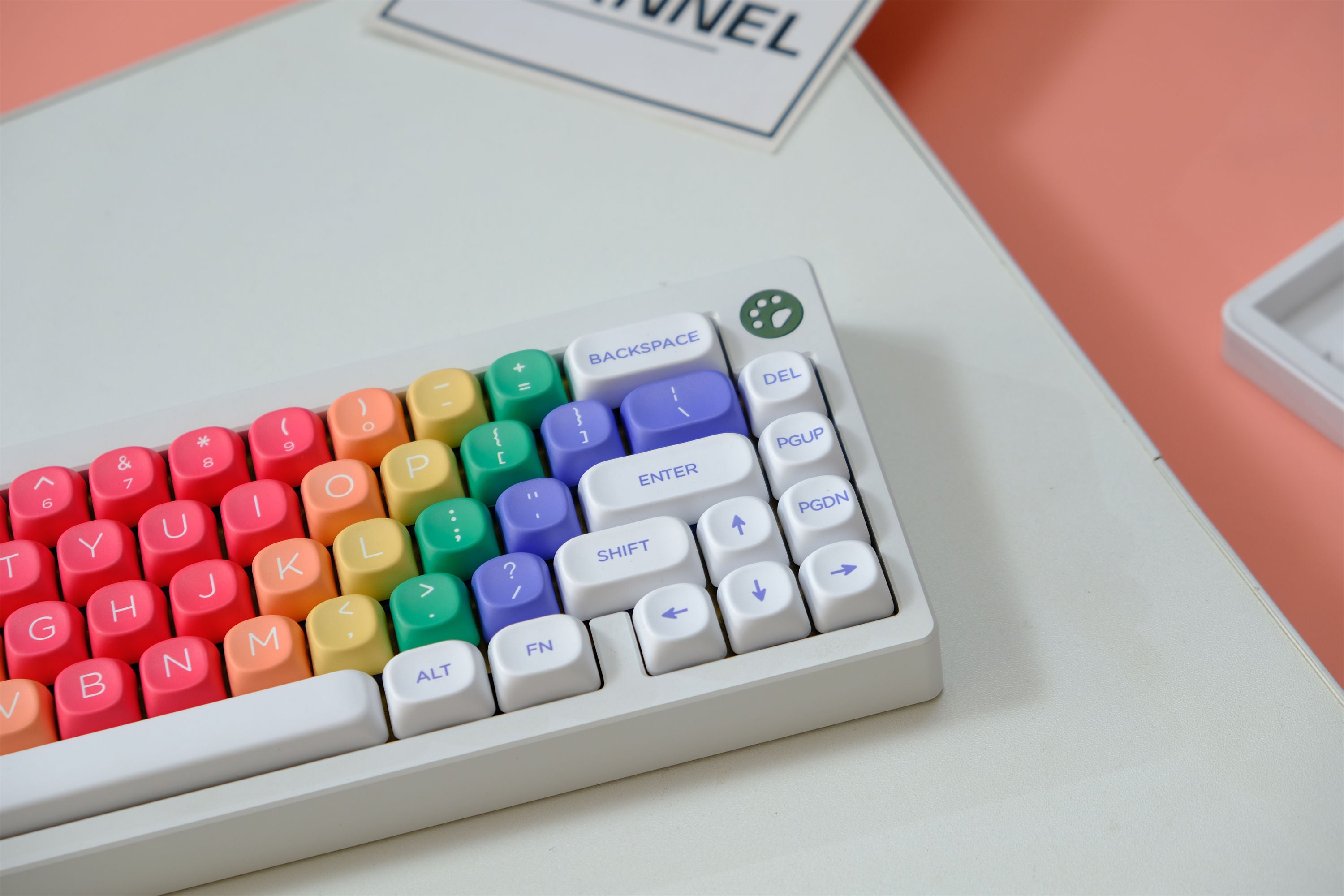 CLICK White Keycaps