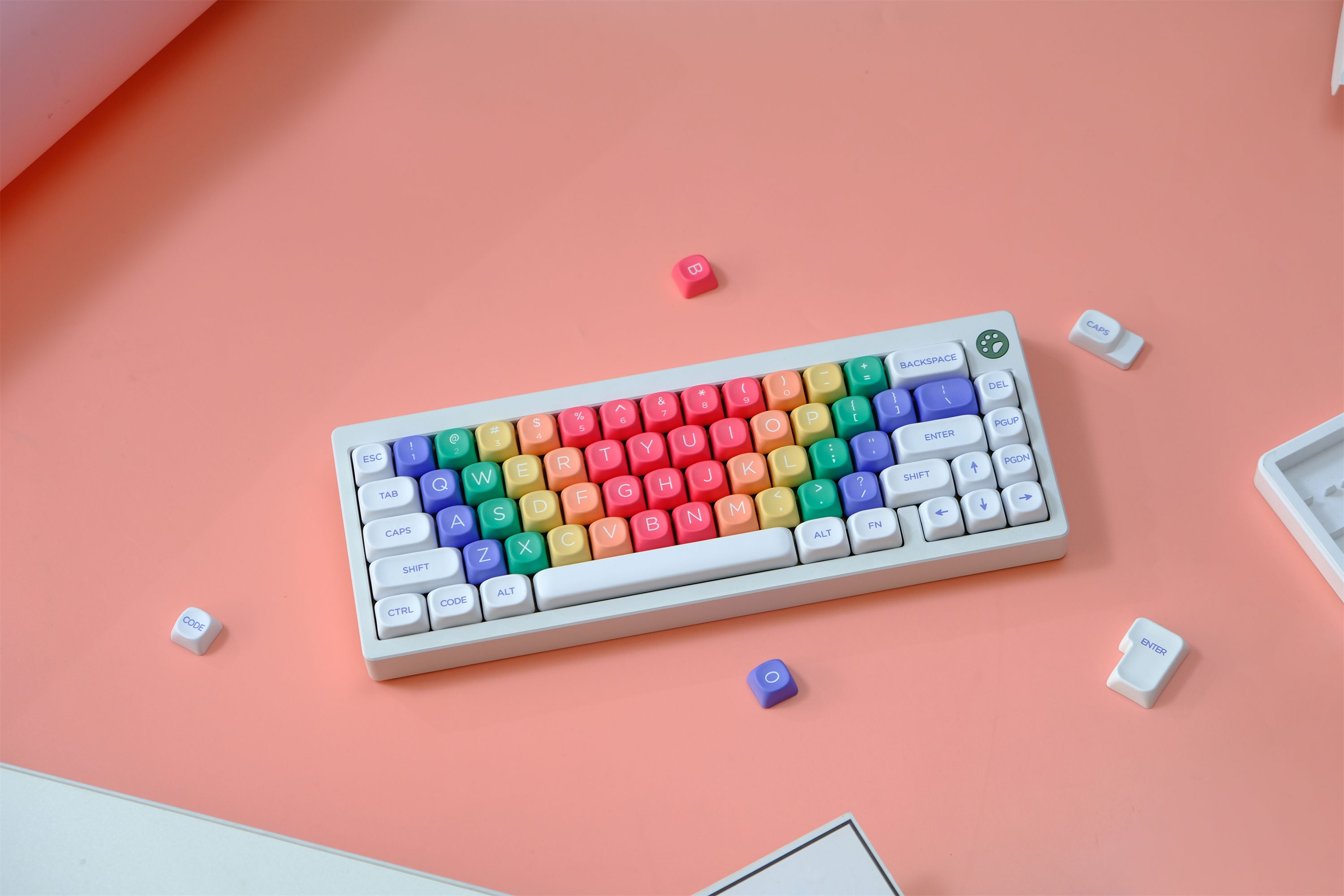 CLICK White Keycaps