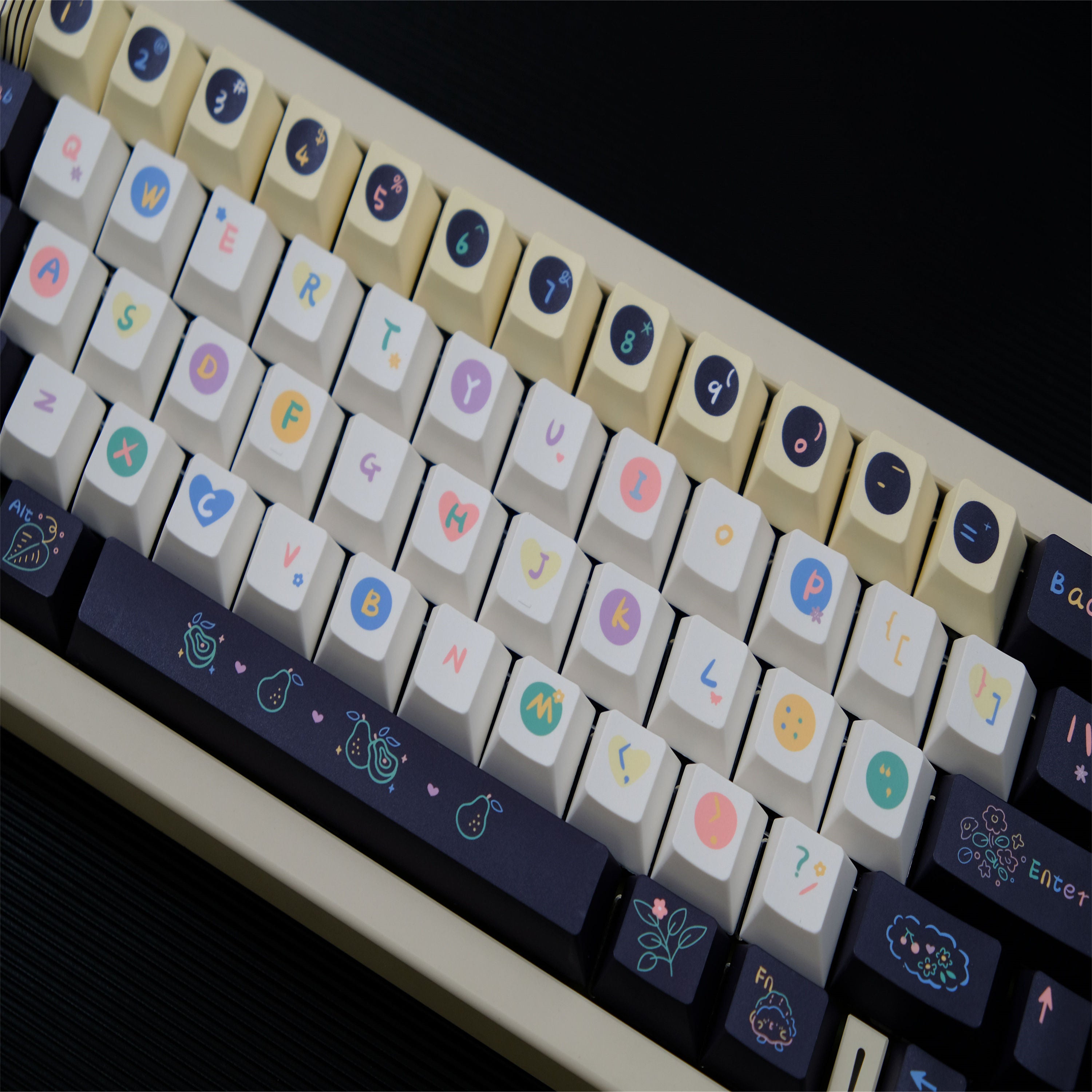 Sweet Cheese Ice Cream keycaps