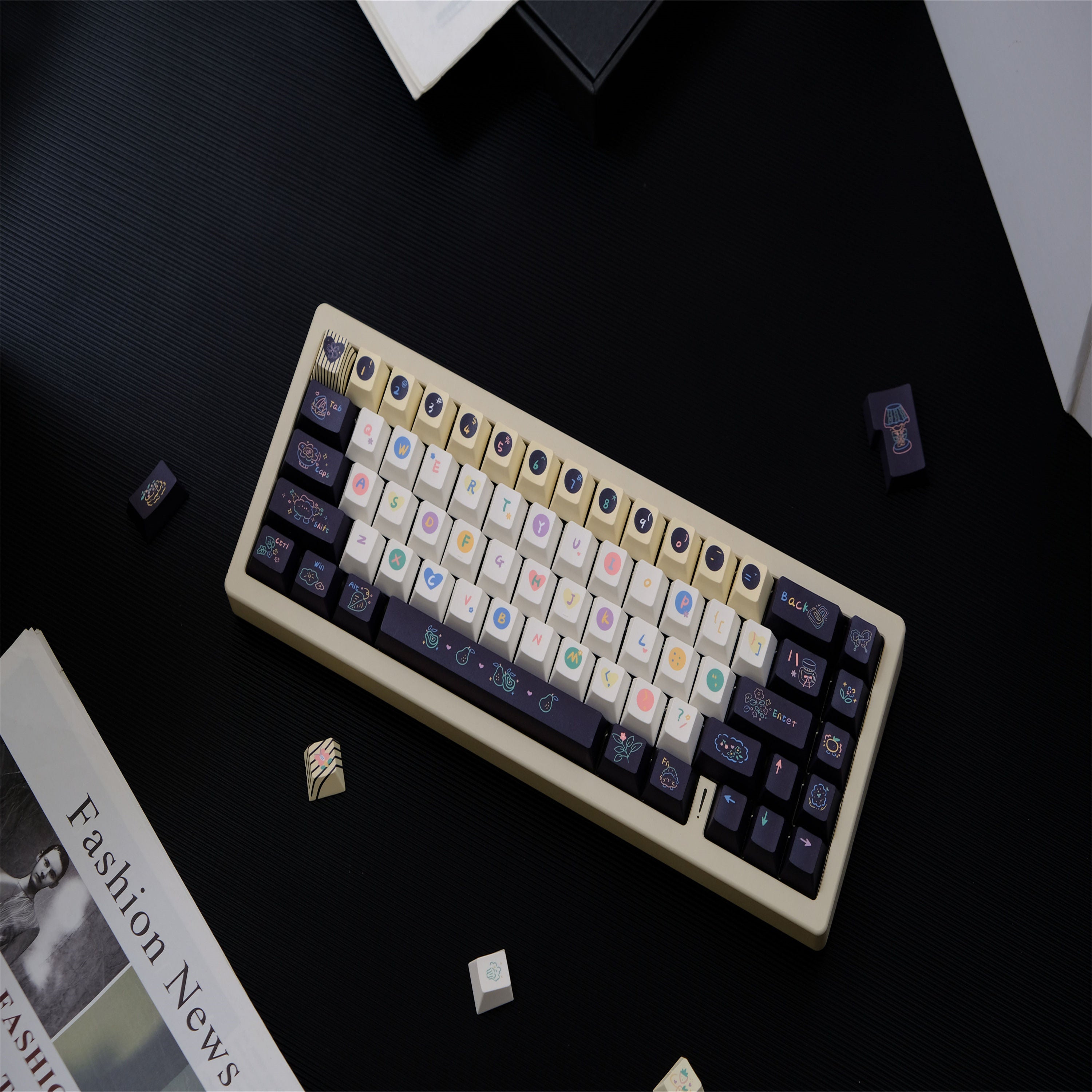Sweet Cheese Ice Cream keycaps