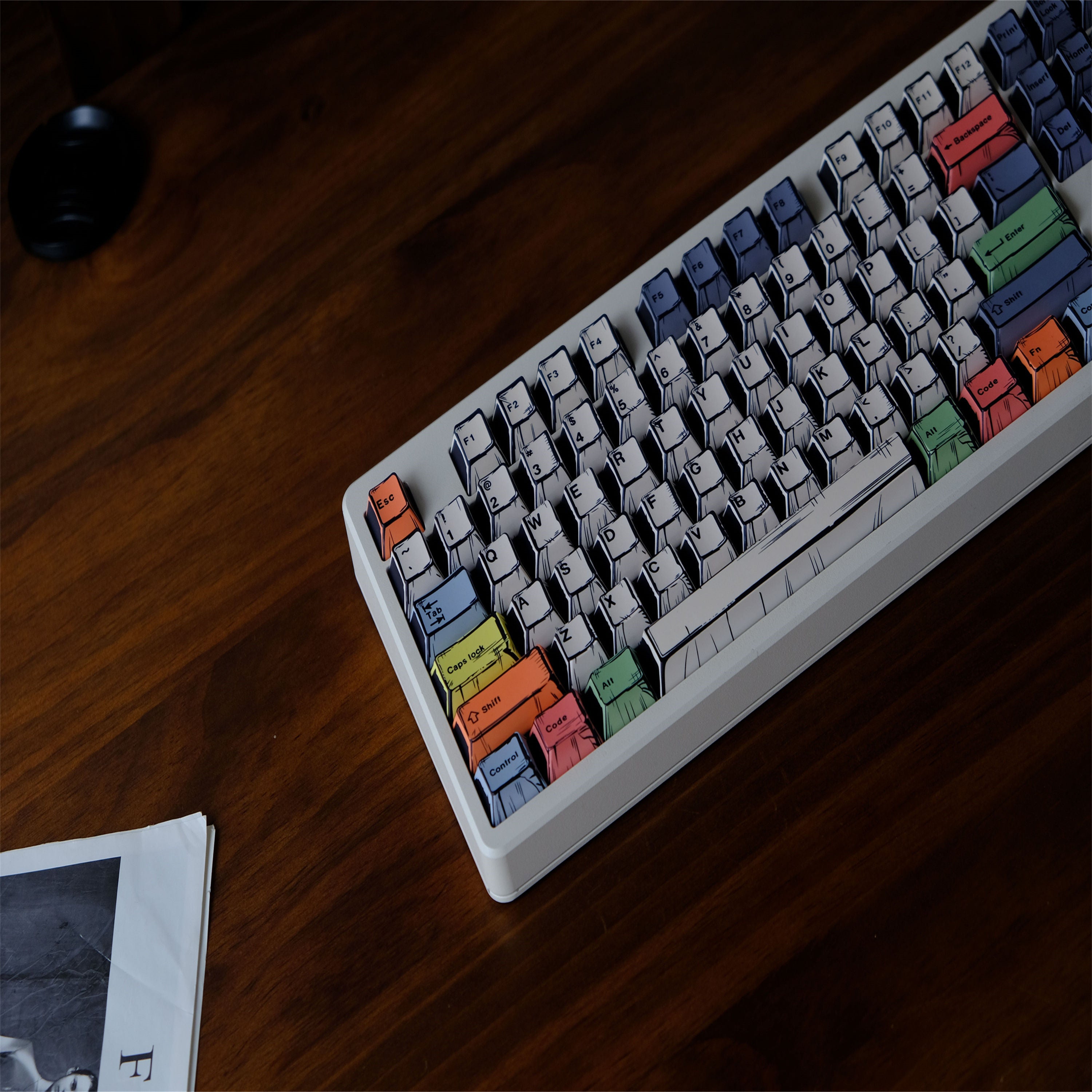 Canvas Comic Atyle keycaps