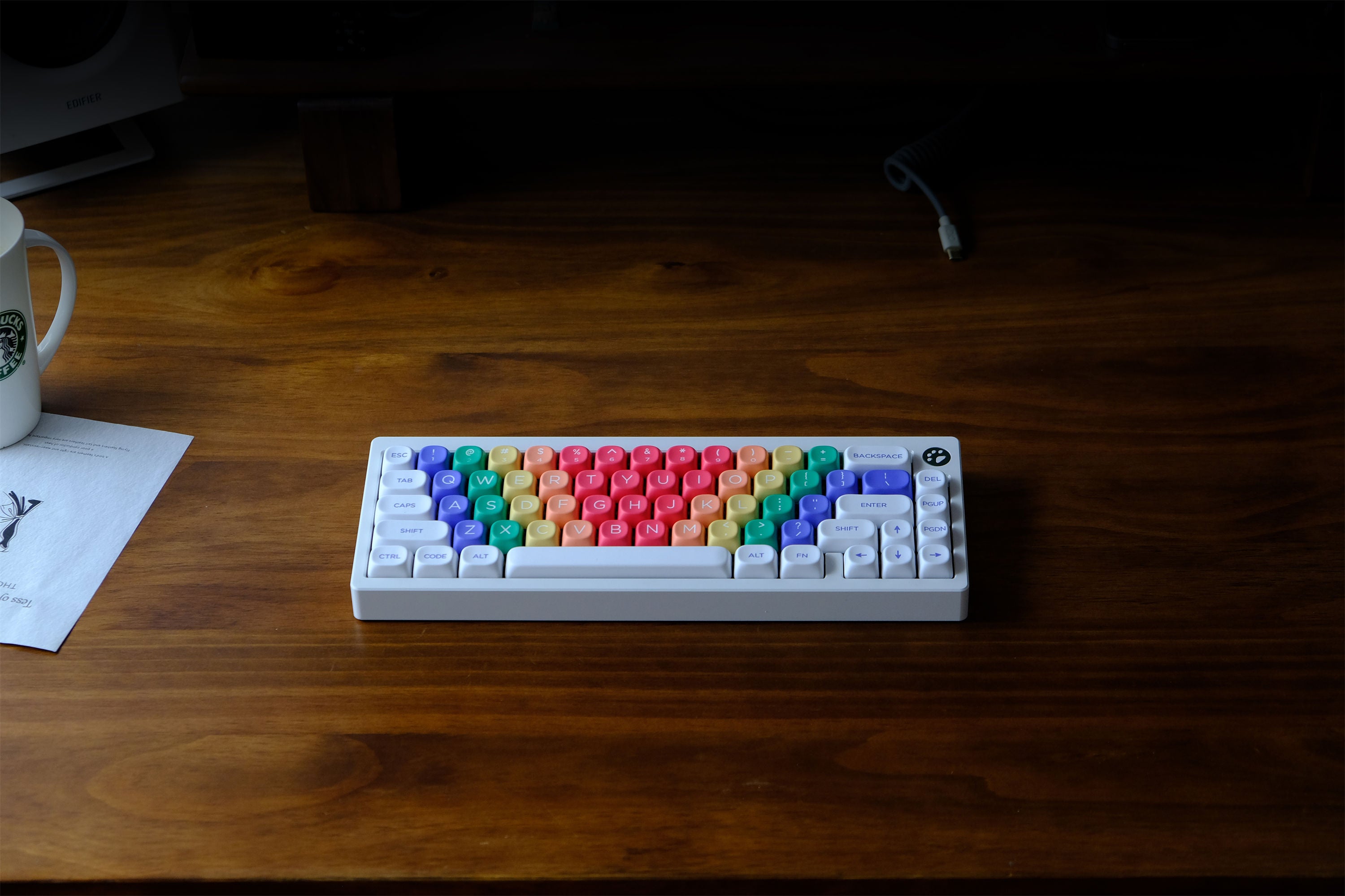 CLICK White Keycaps