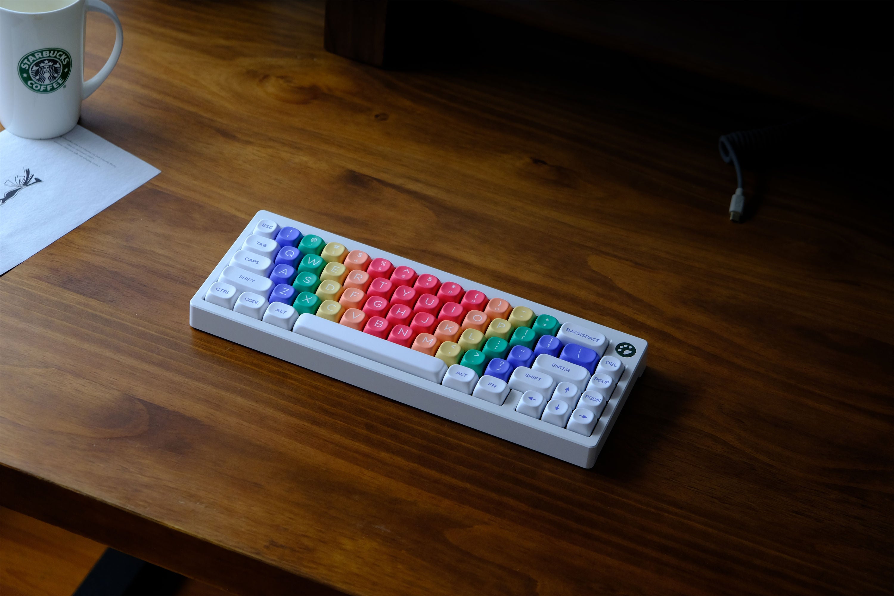 CLICK White Keycaps