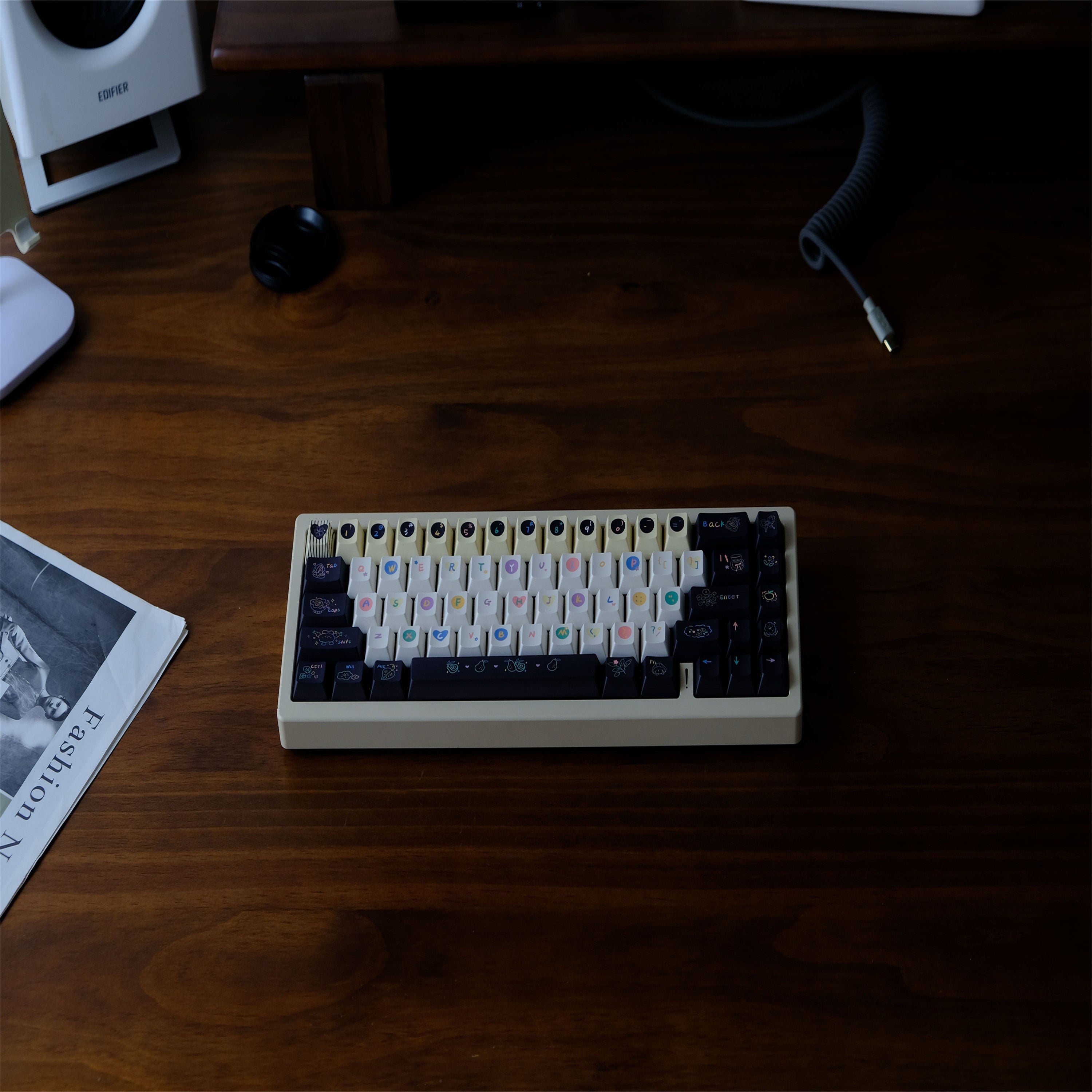 Sweet Cheese Ice Cream keycaps