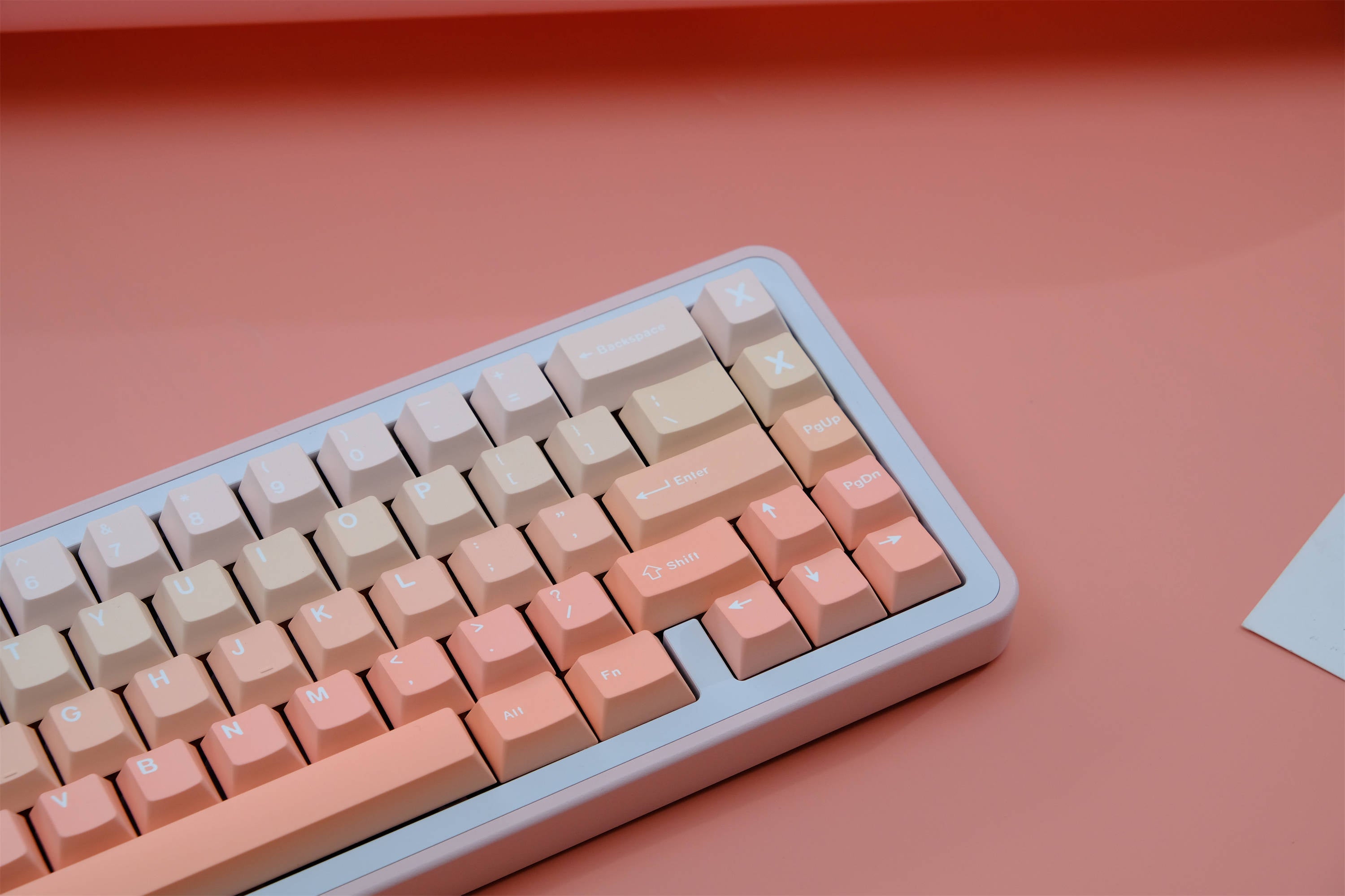 Blush keycaps