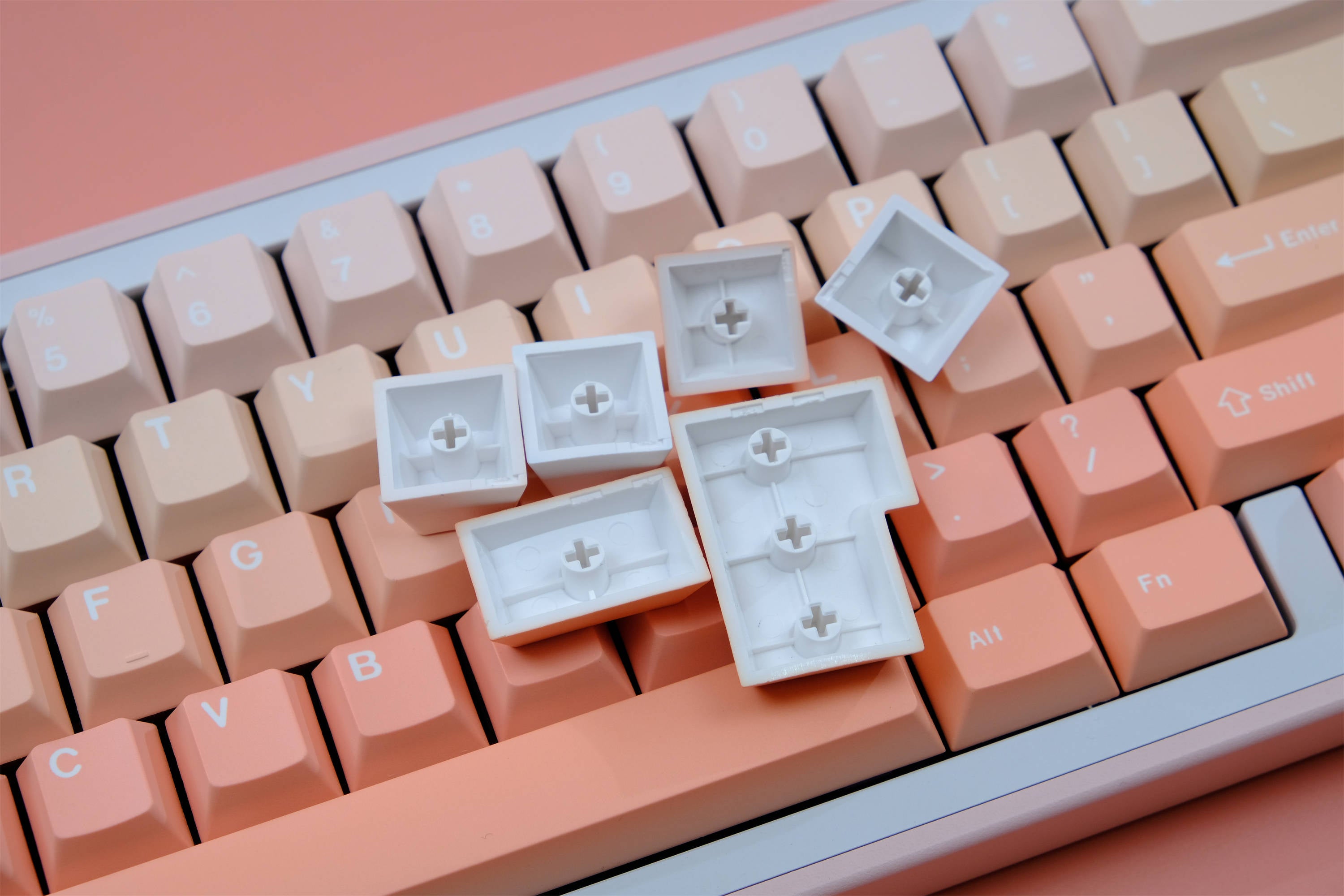 Blush keycaps