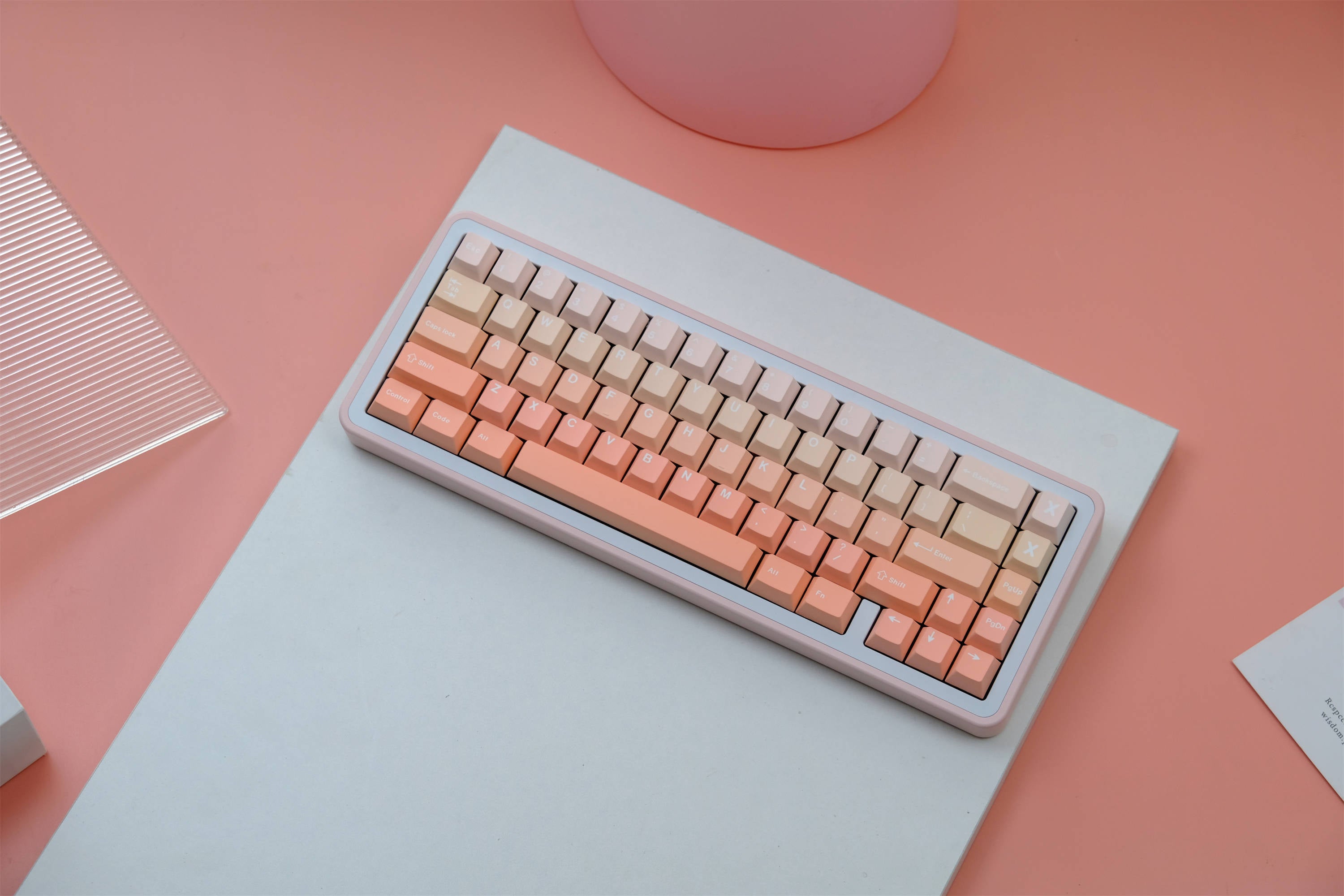 Blush keycaps