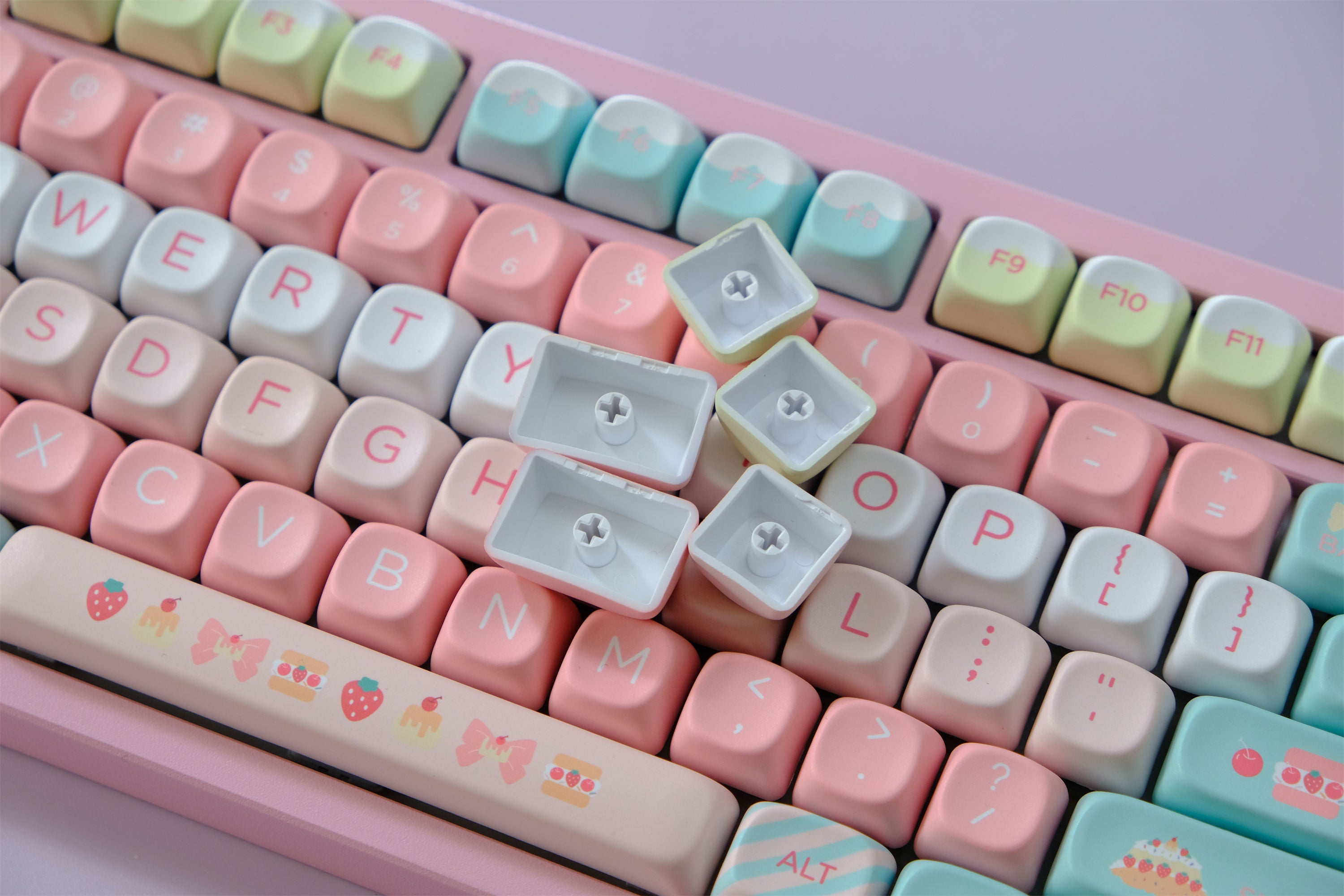 Strawberry Dessert Shop Keycaps