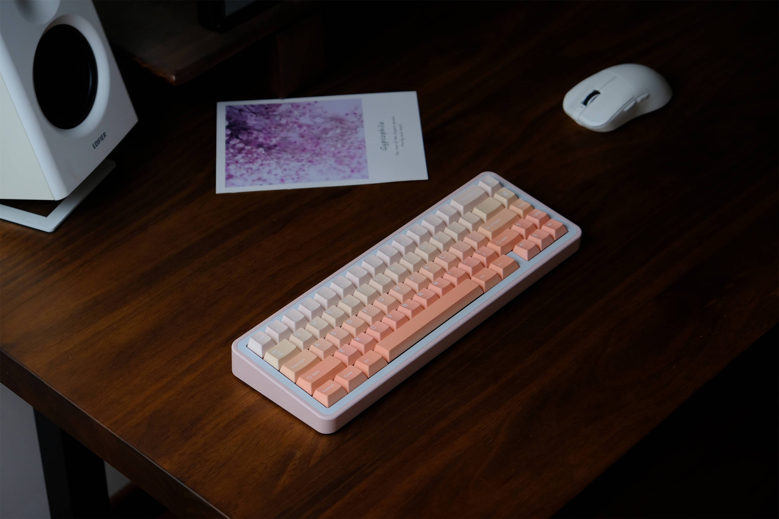 Blush keycaps