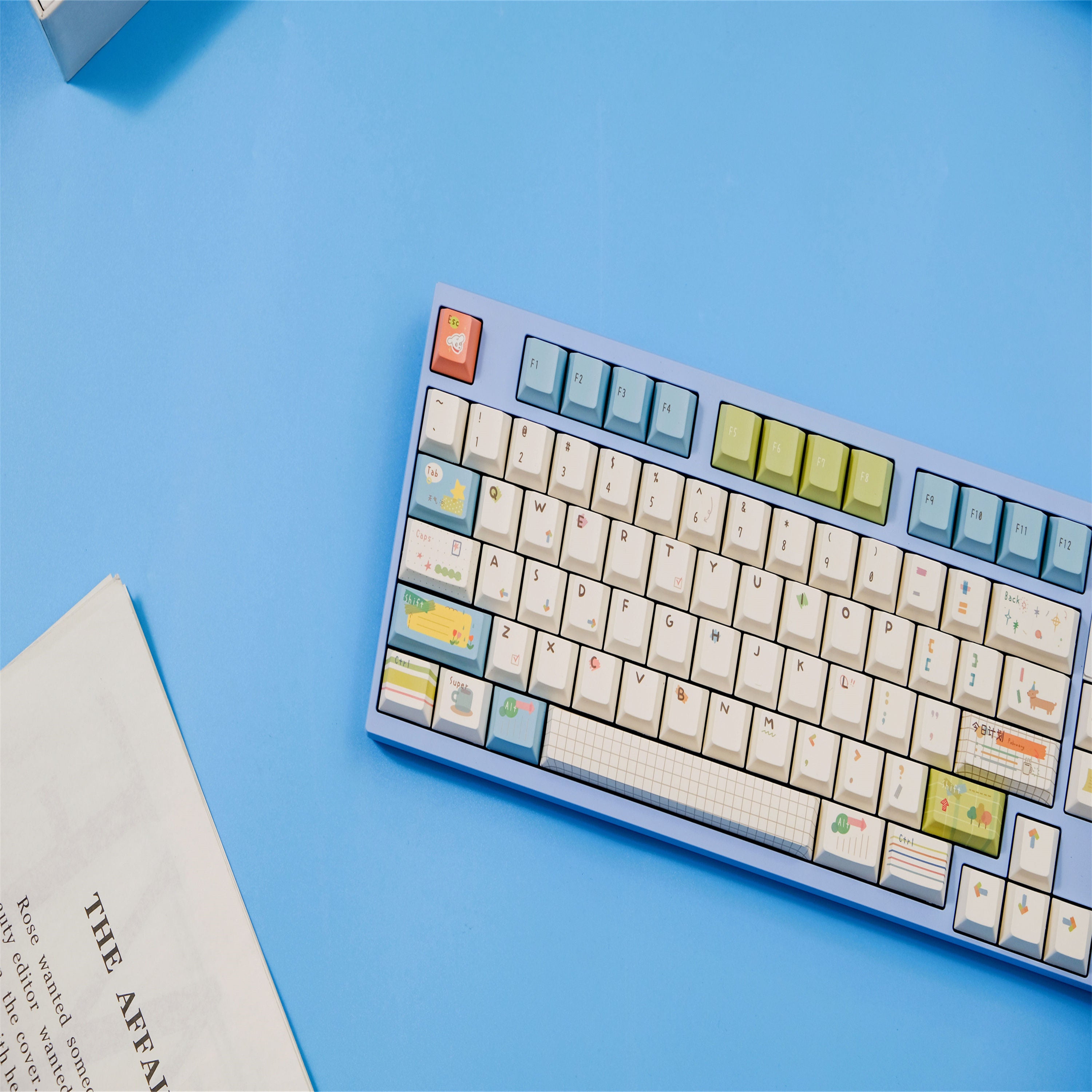 Notebook keycaps