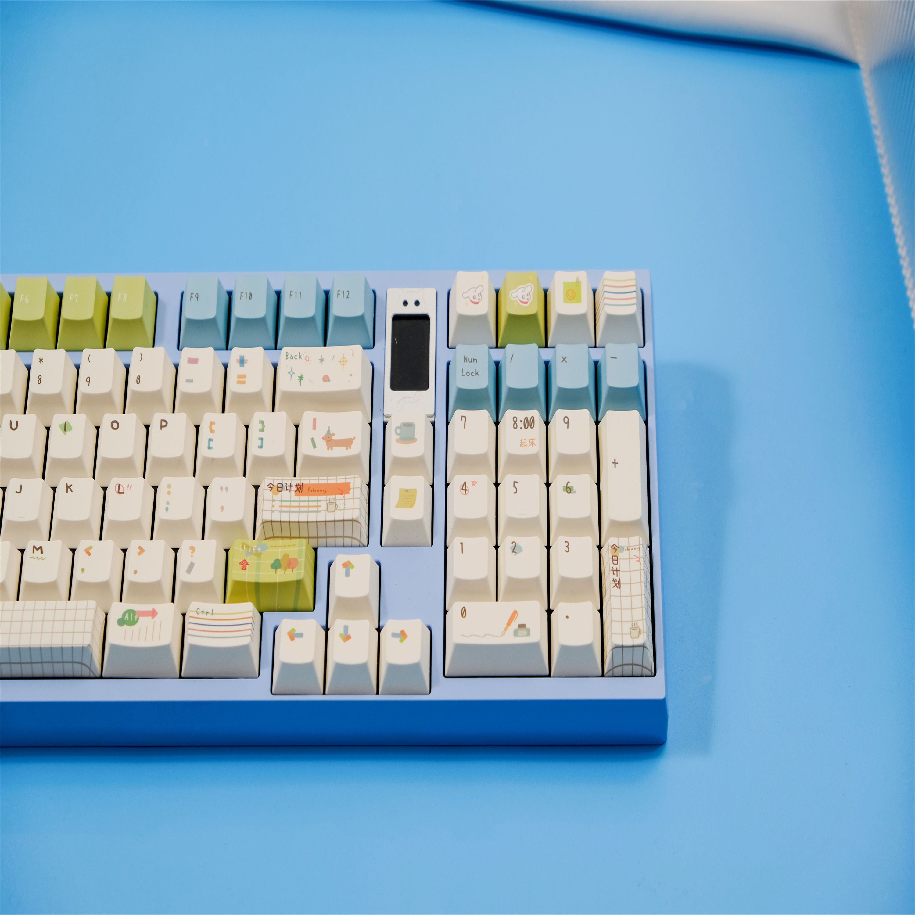 Notebook keycaps