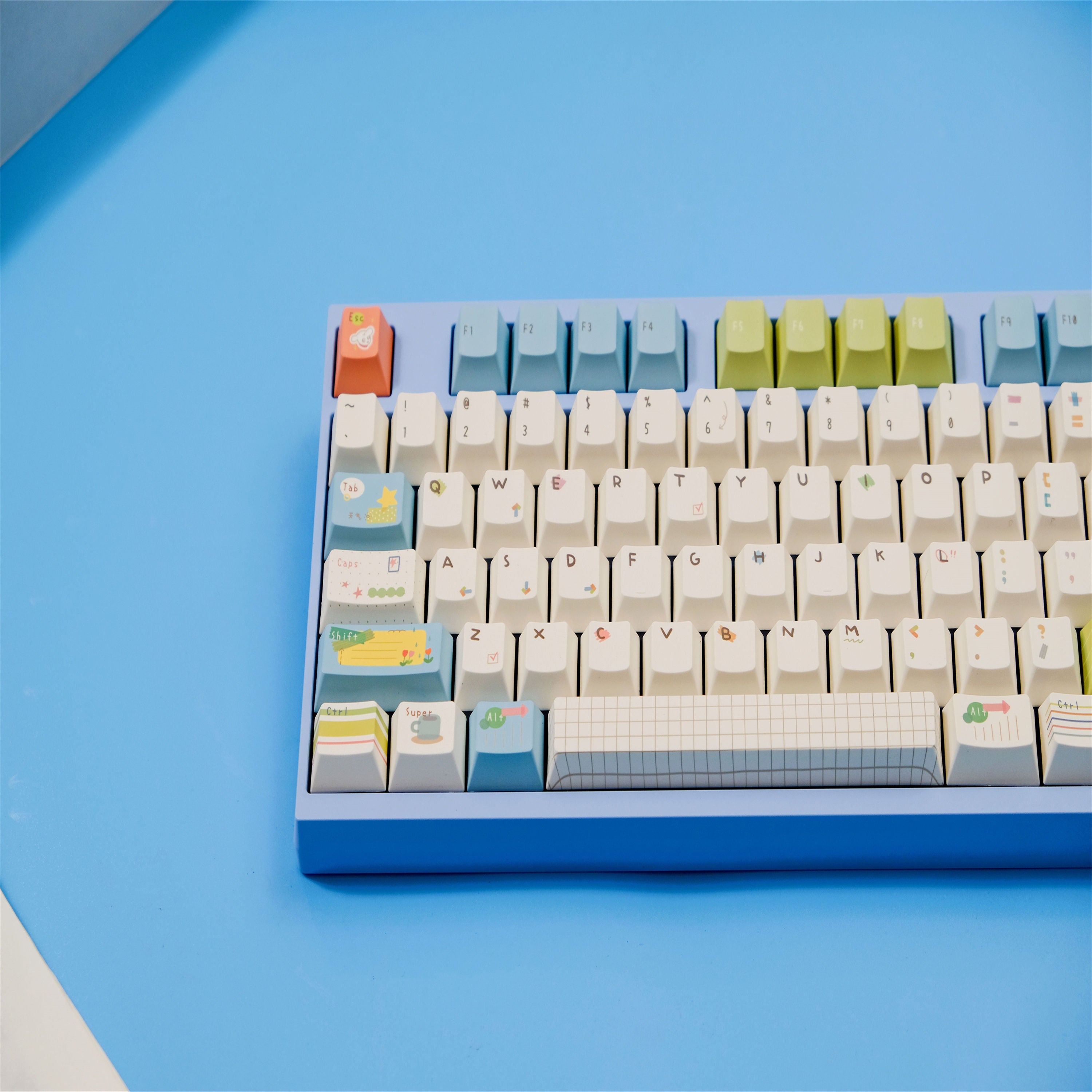 Notebook keycaps