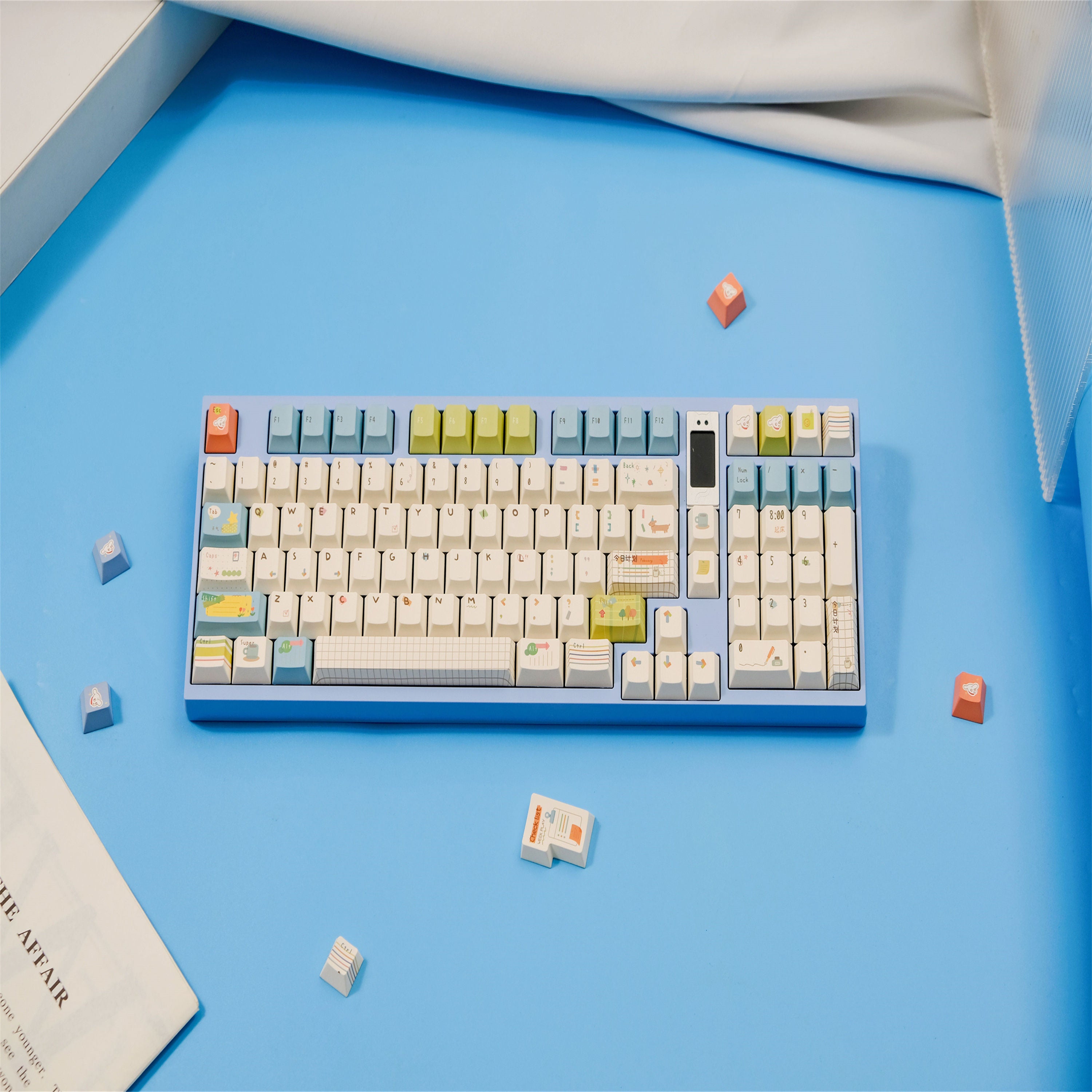 Notebook keycaps