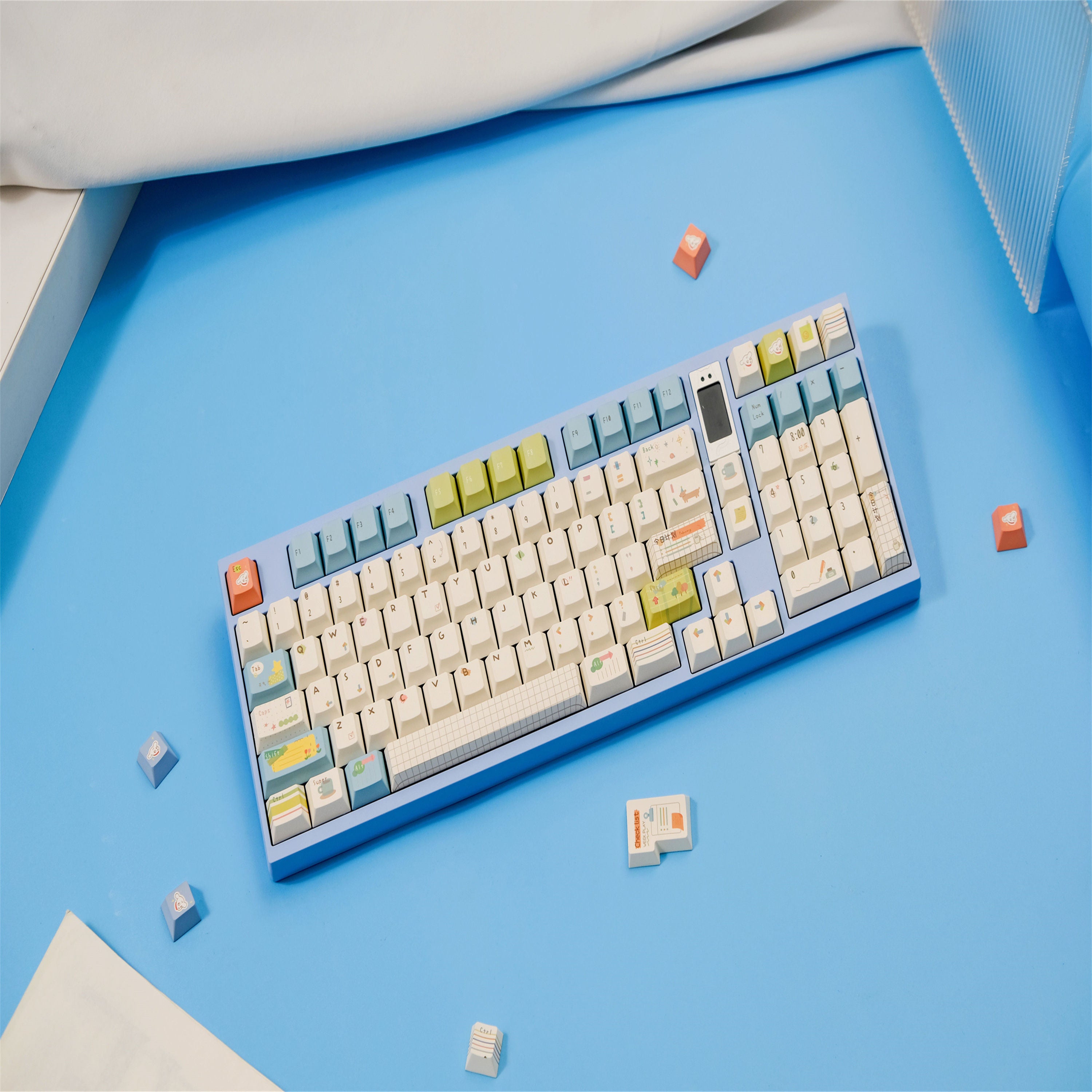 Notebook keycaps