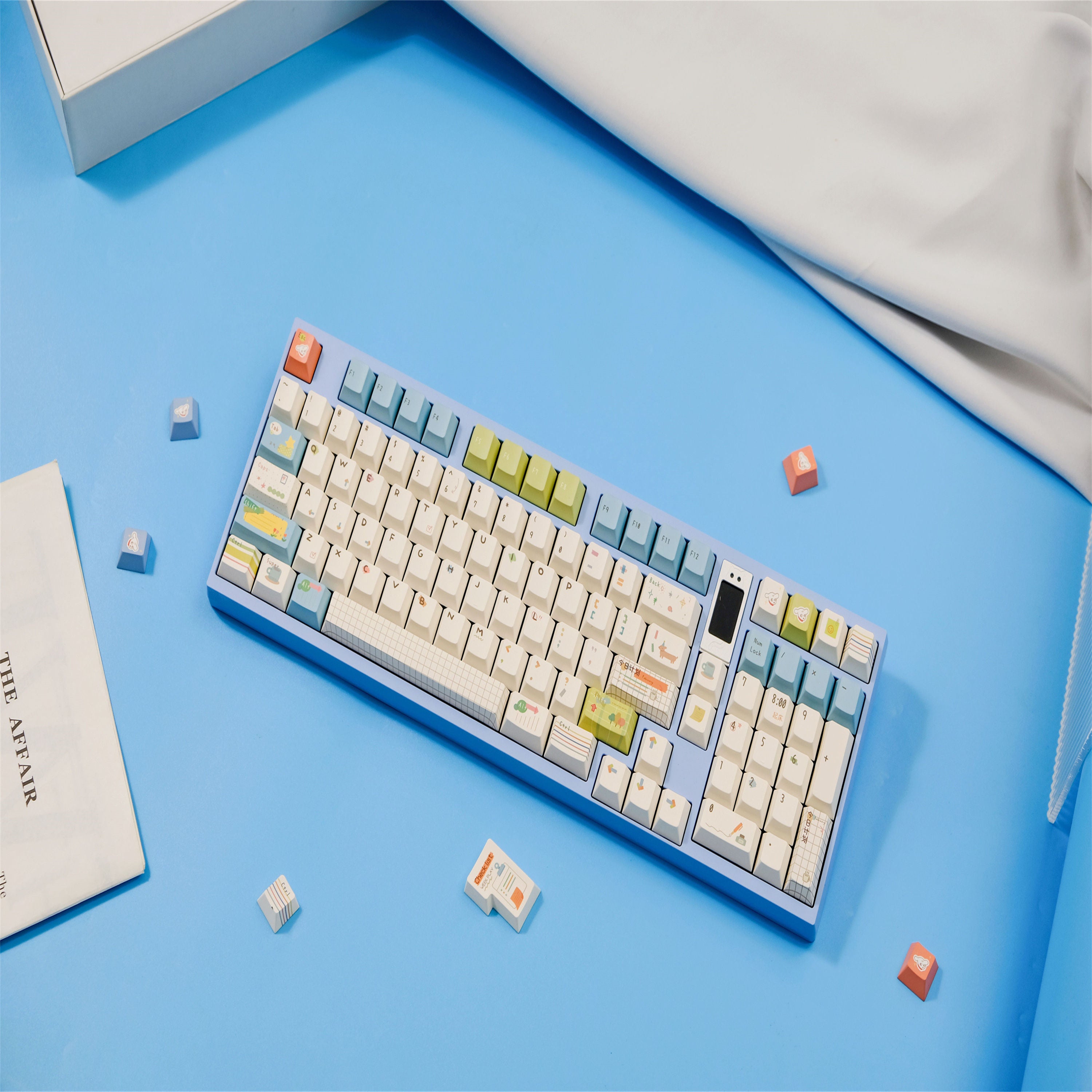 Notebook keycaps