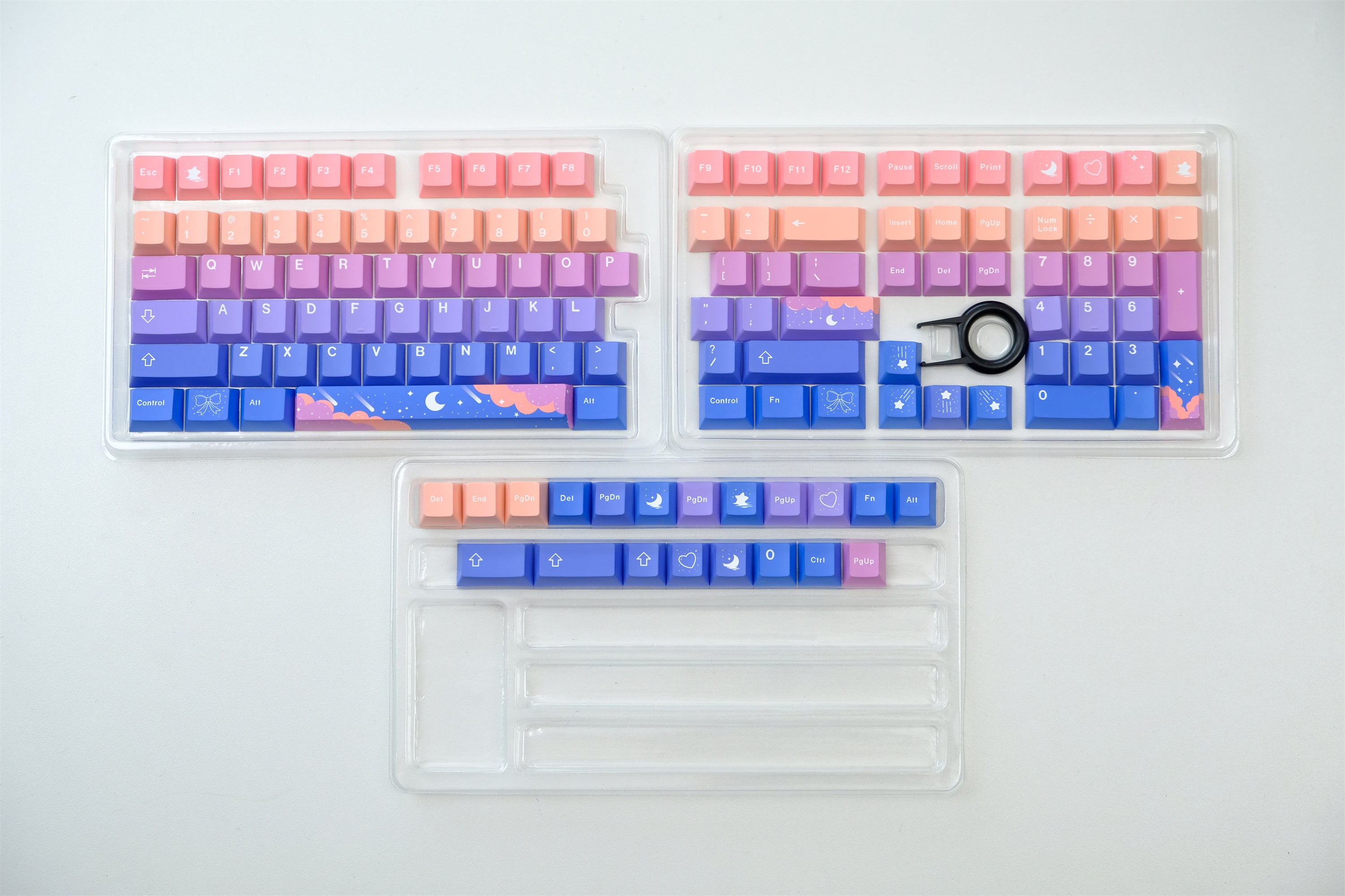Star Moon Keycaps