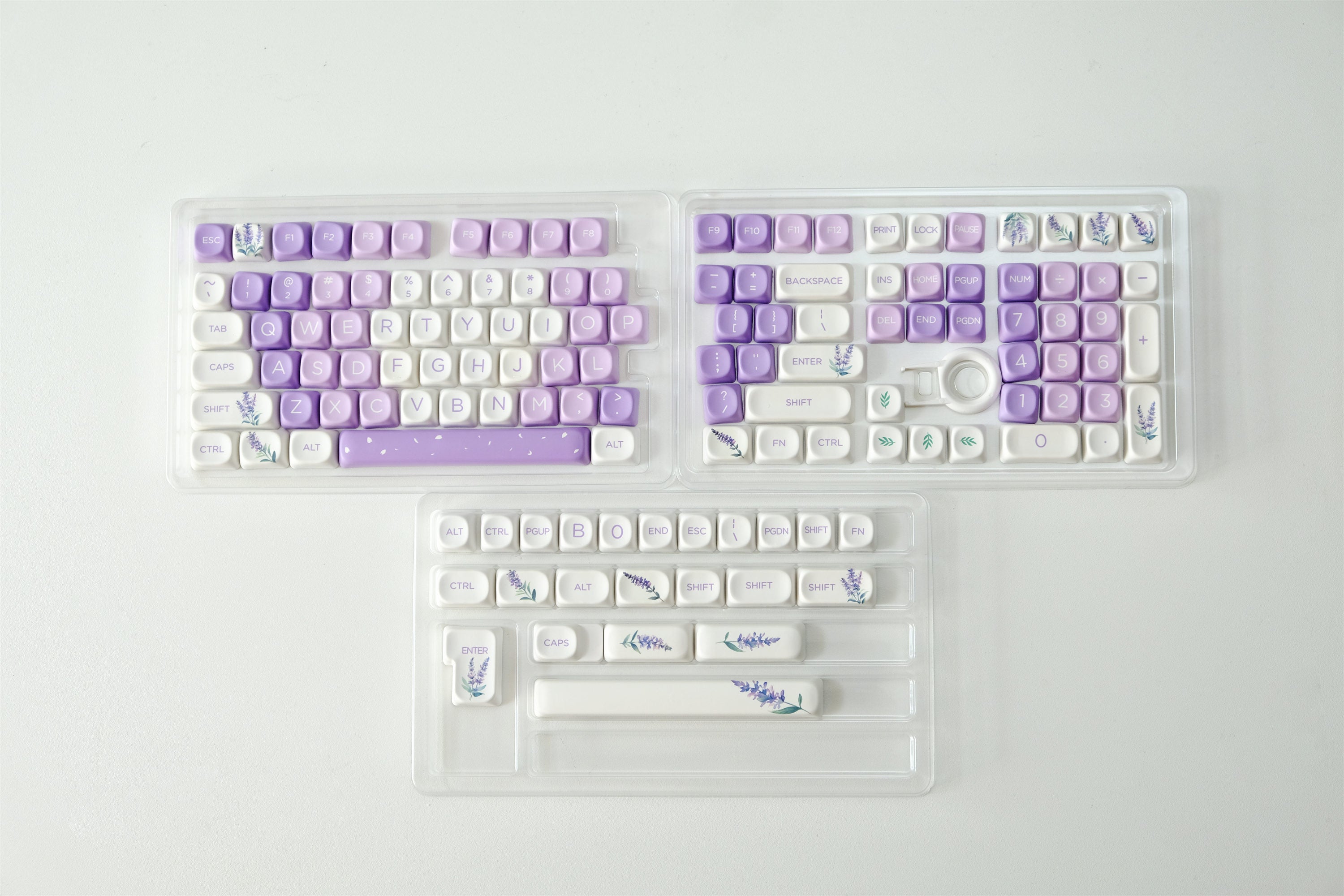 Lavender Blossoms Keycaps
