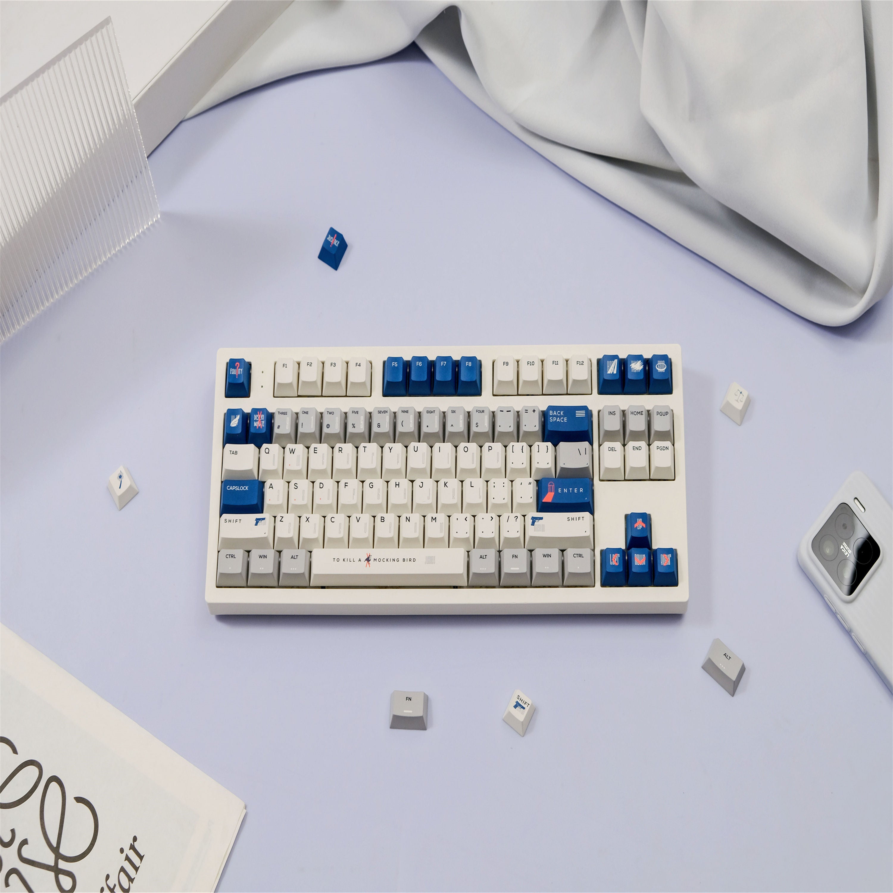 Bluebird keycaps