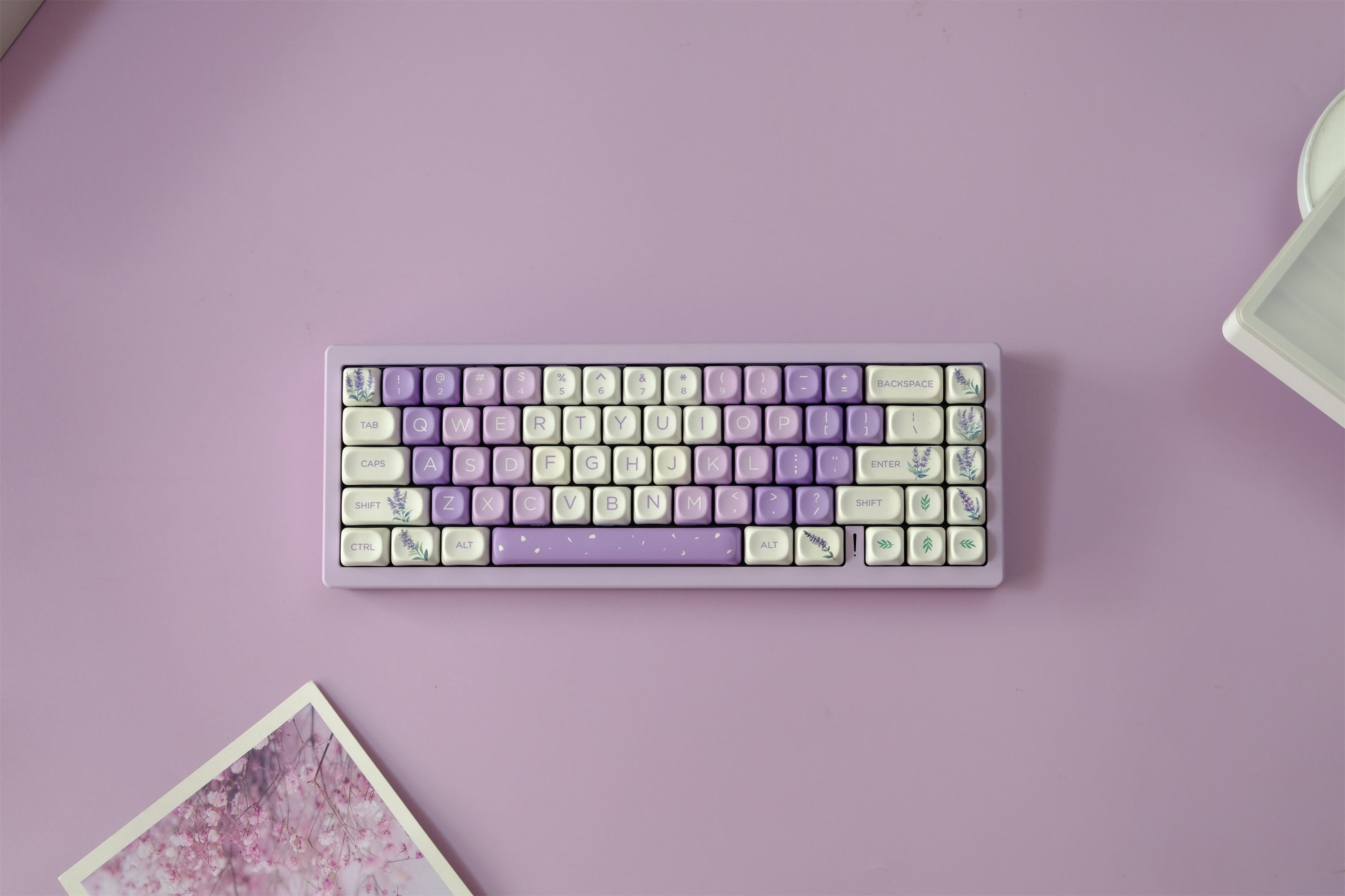 Lavender Blossoms Keycaps
