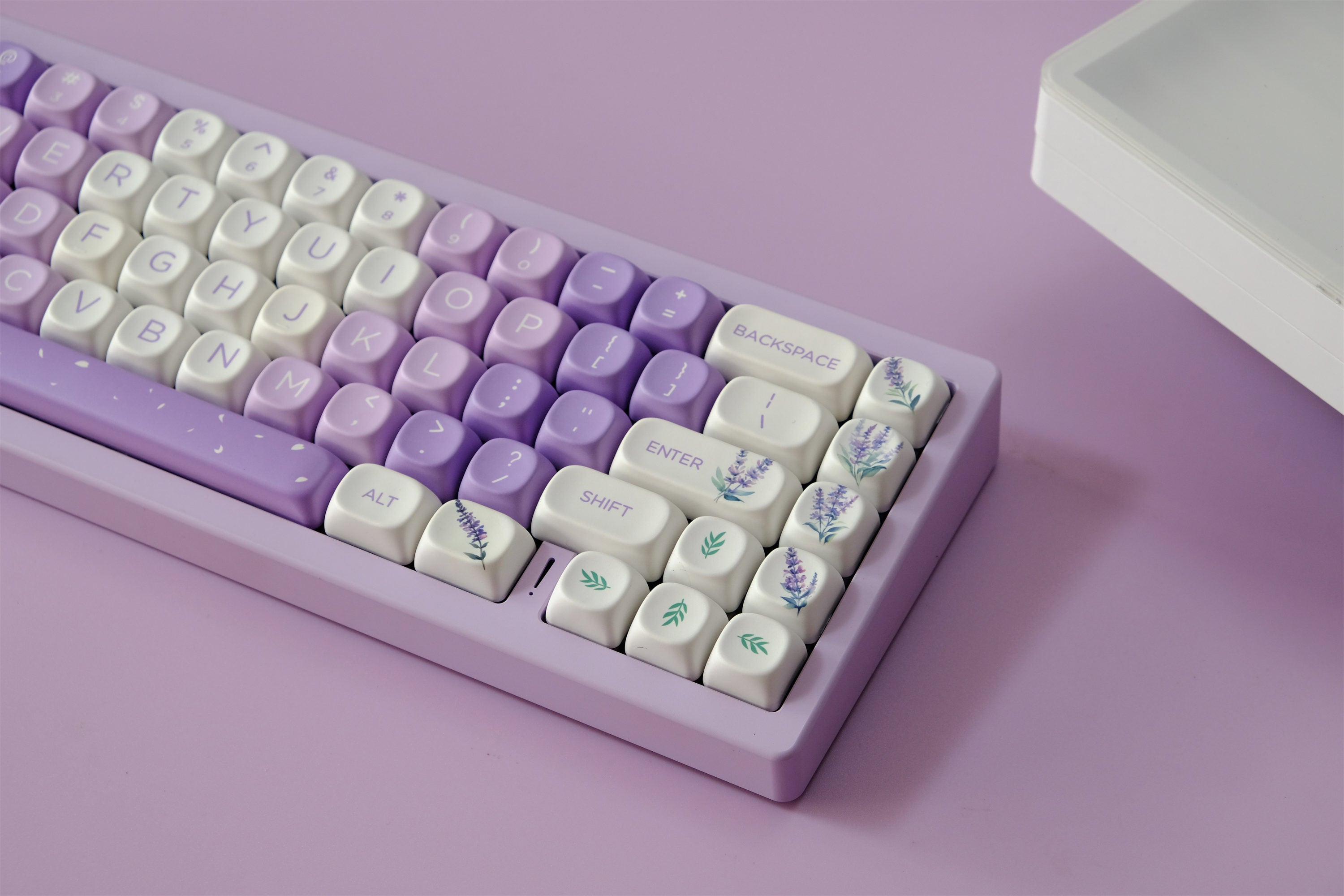 Lavender Blossoms Keycaps