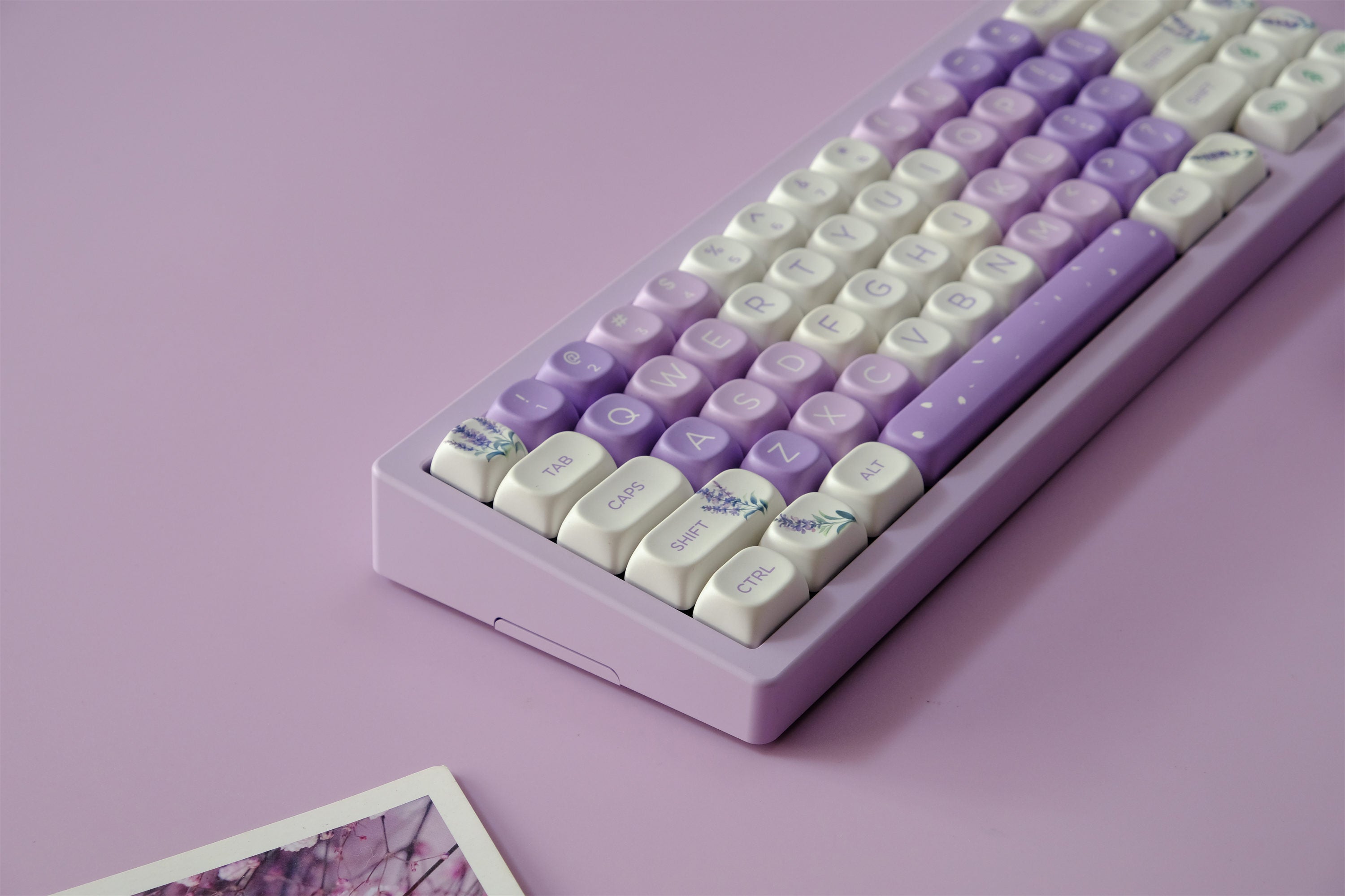 Lavender Blossoms Keycaps