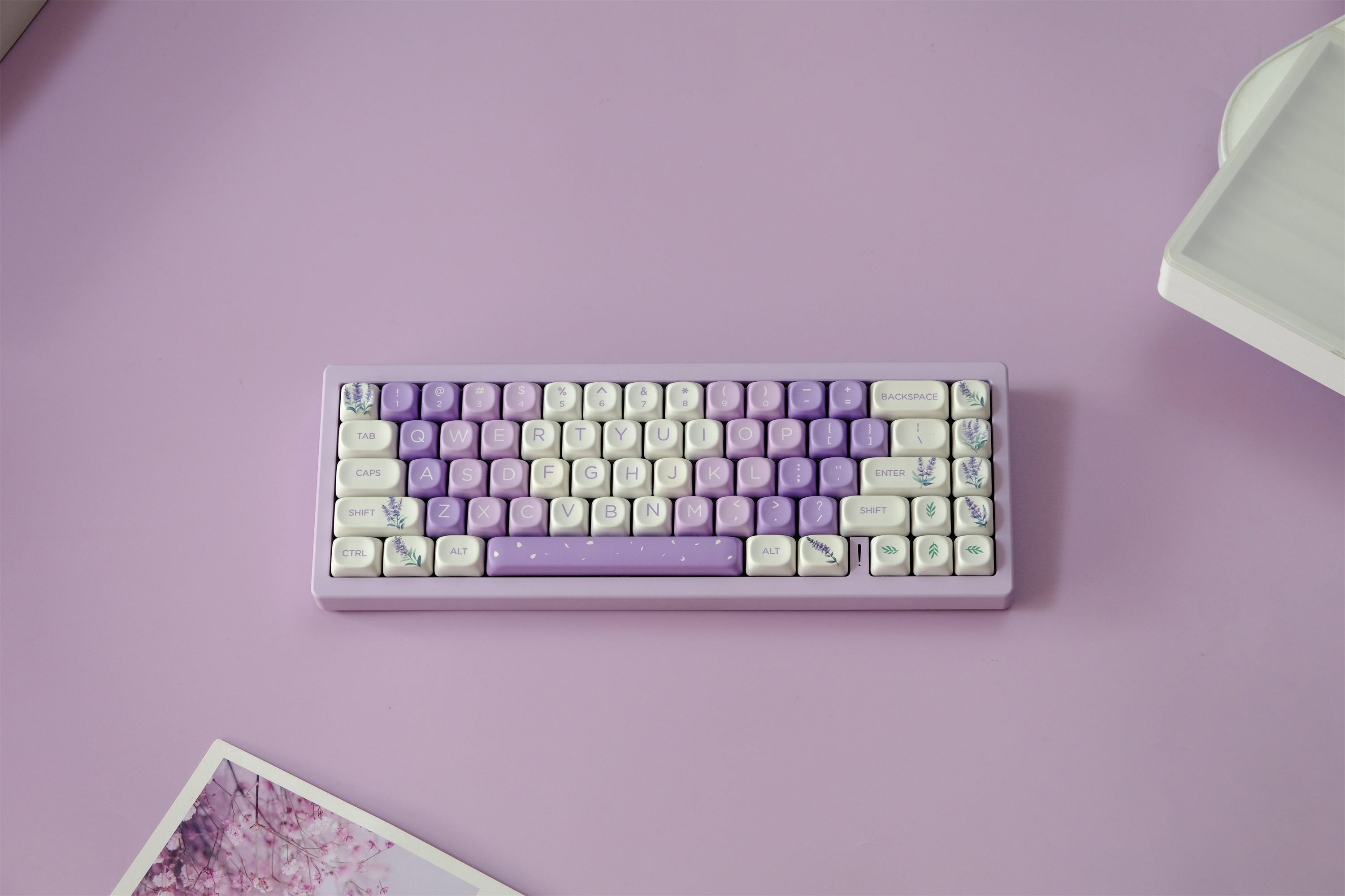 Lavender Blossoms Keycaps