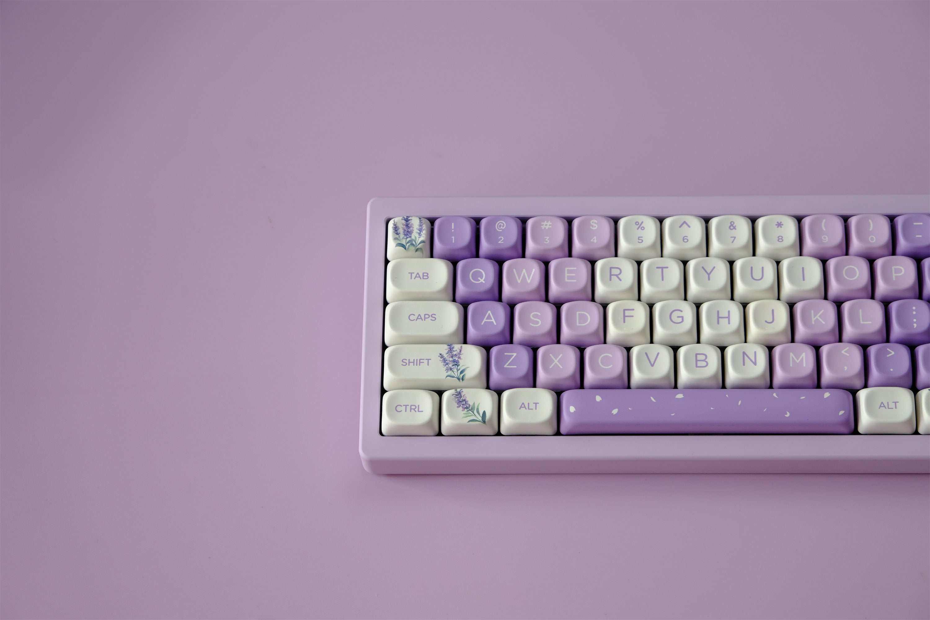 Lavender Blossoms Keycaps