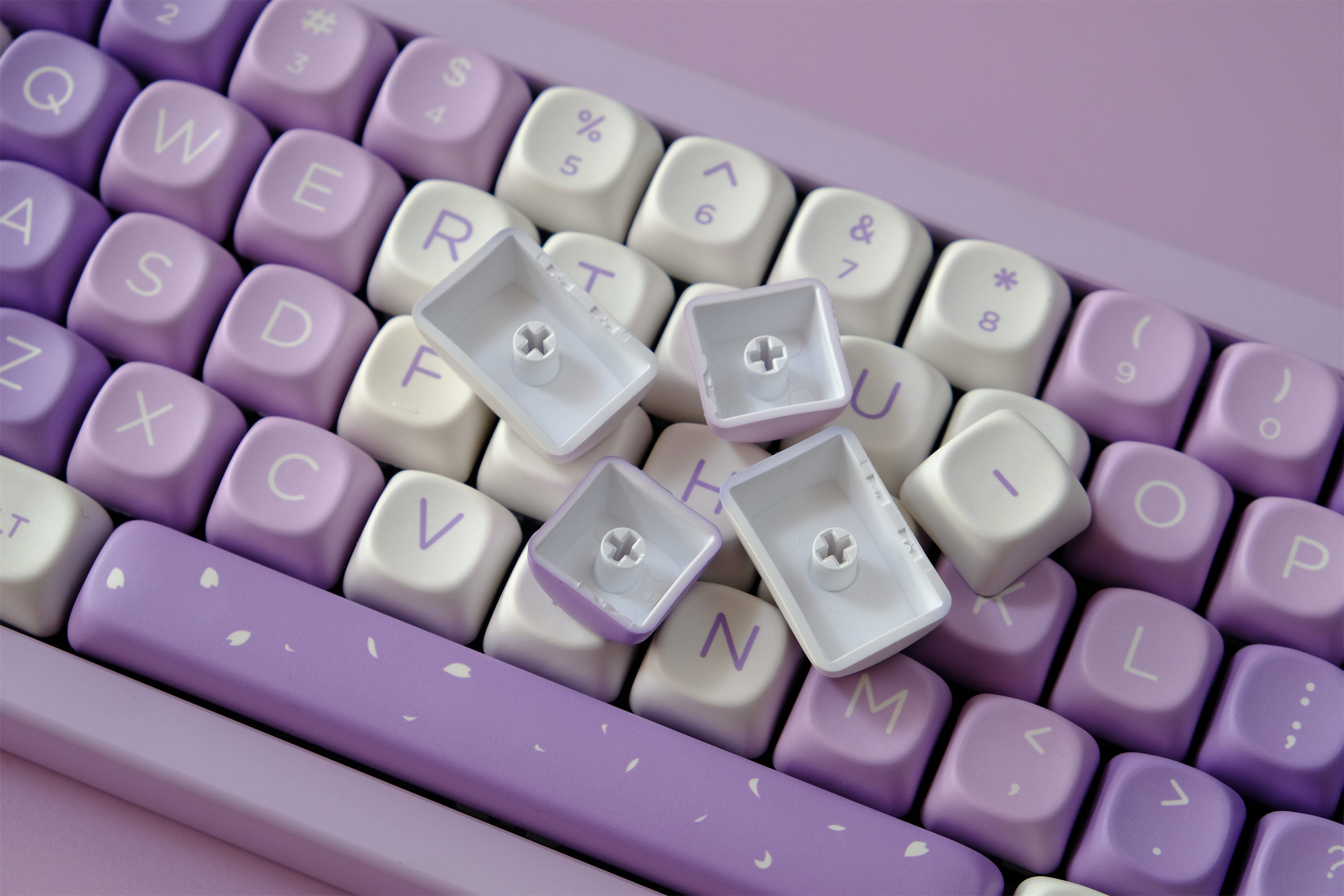 Lavender Blossoms Keycaps
