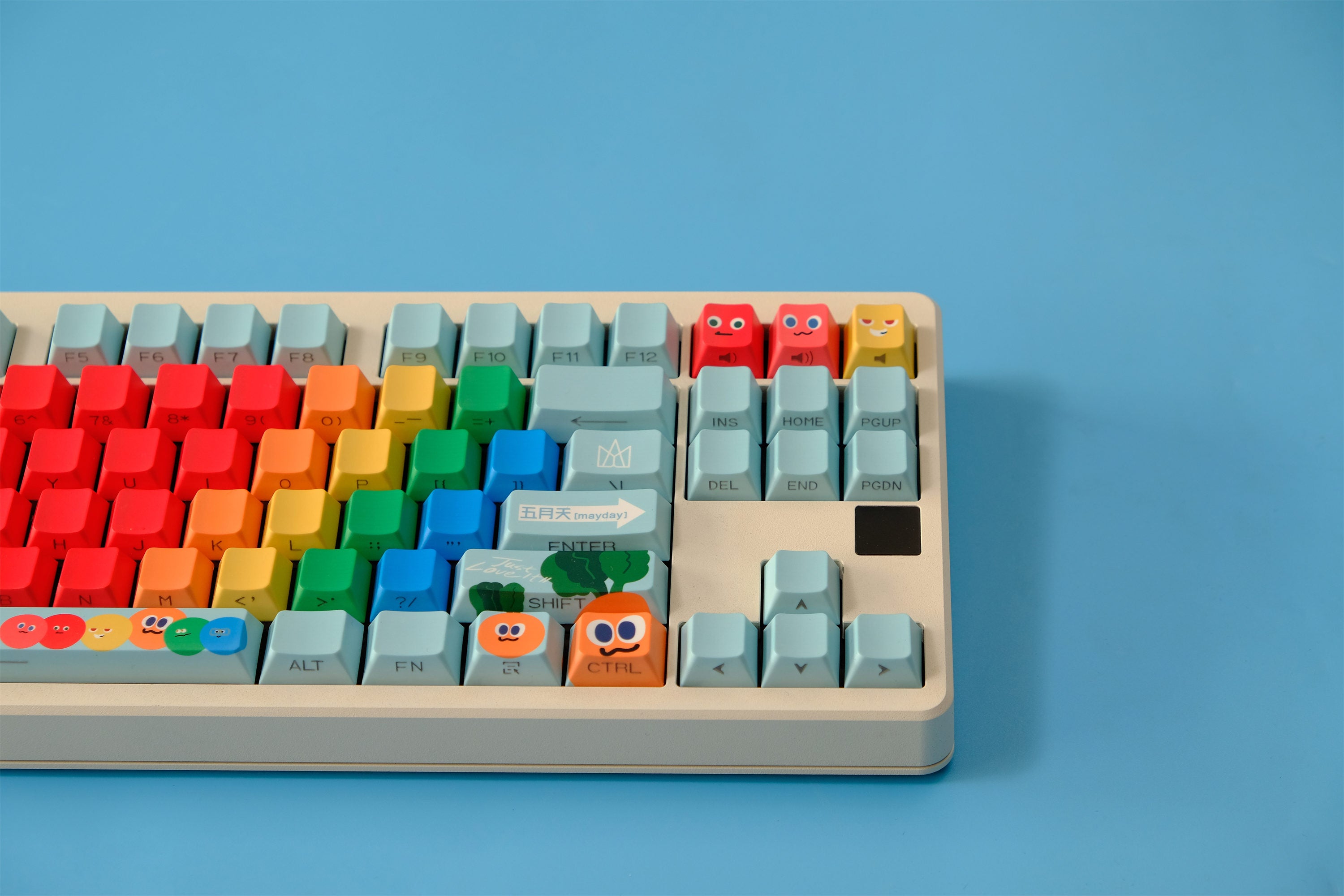 Mayday Support Group Side Backlight Keycaps
