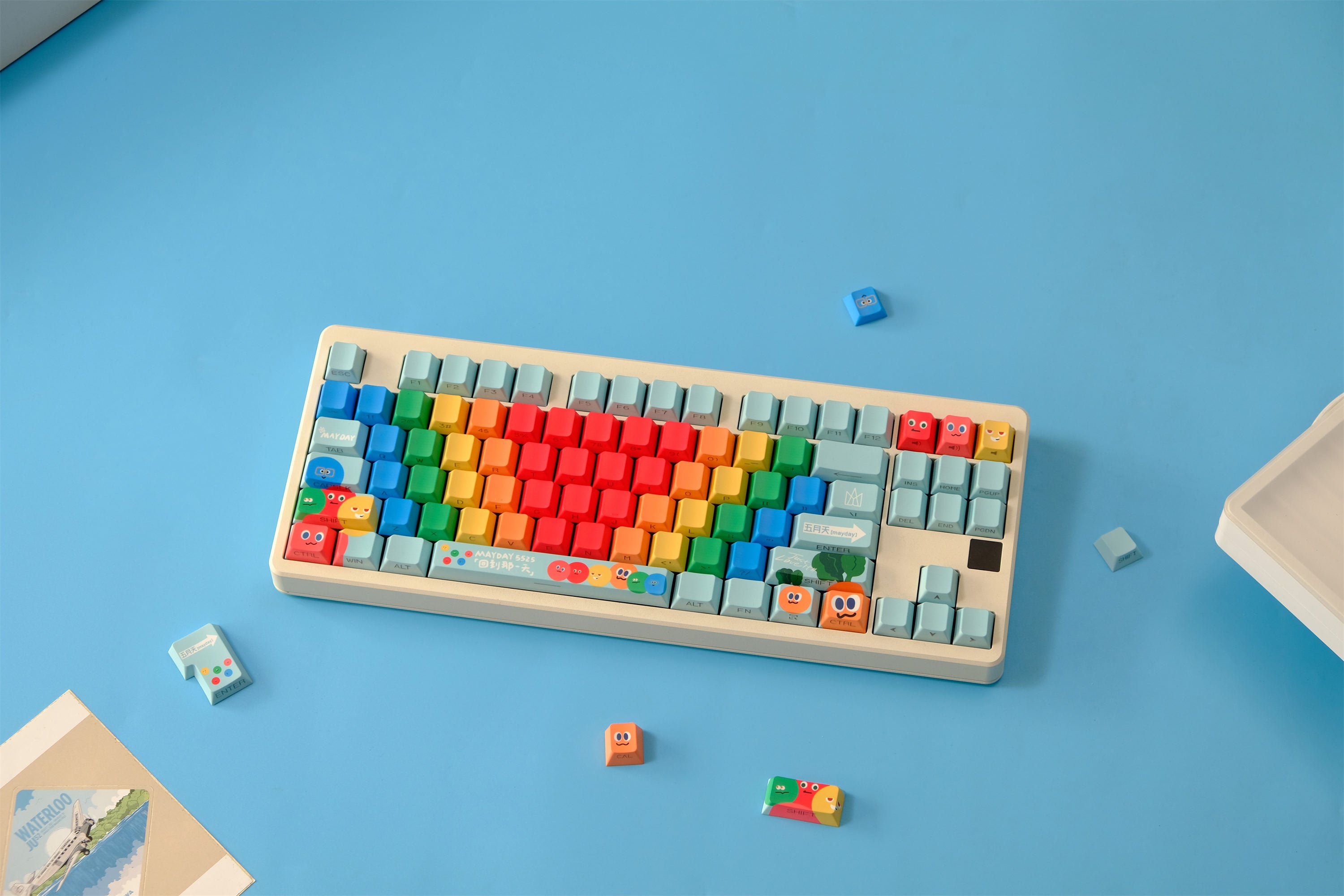 Mayday Support Group Side Backlight Keycaps