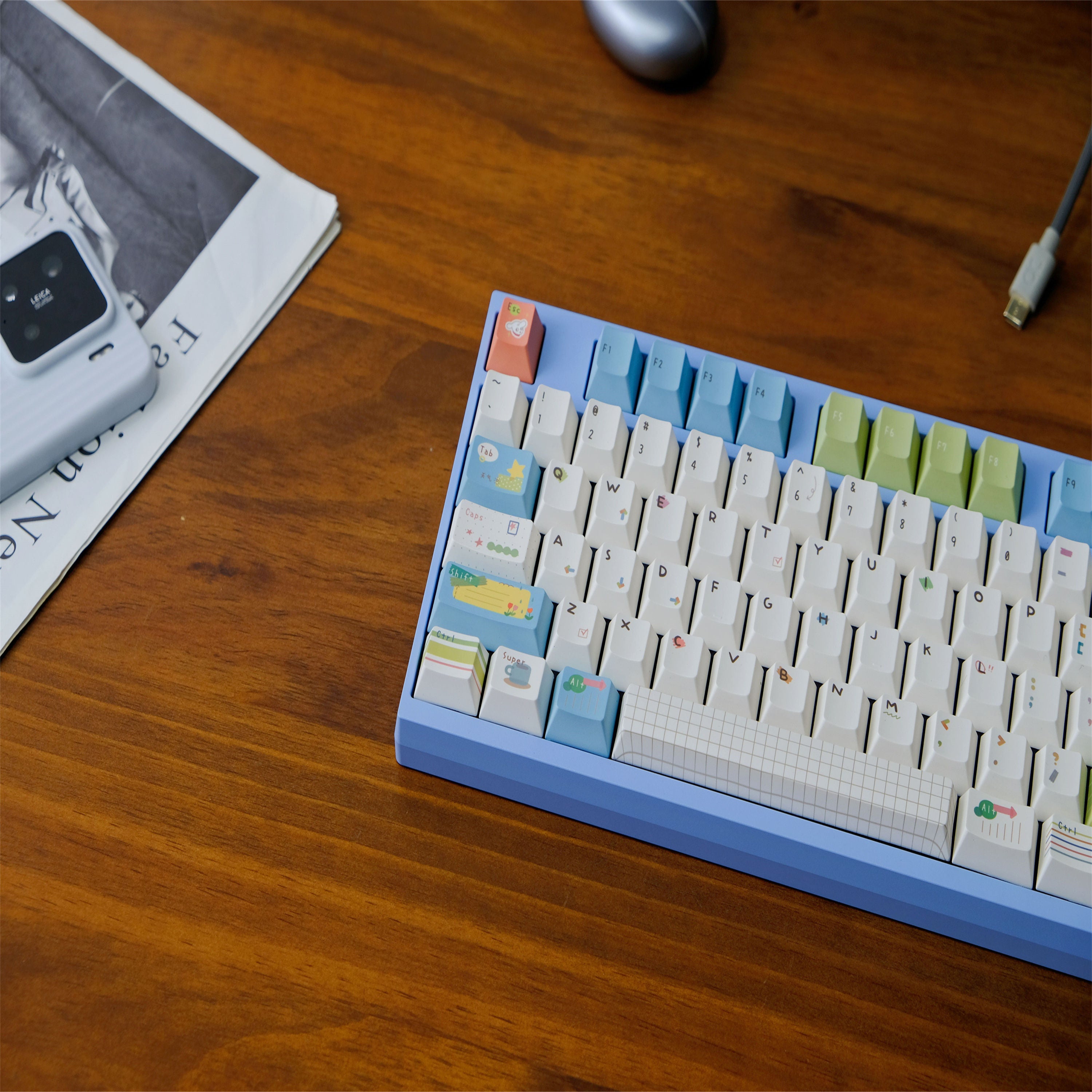 Notebook keycaps