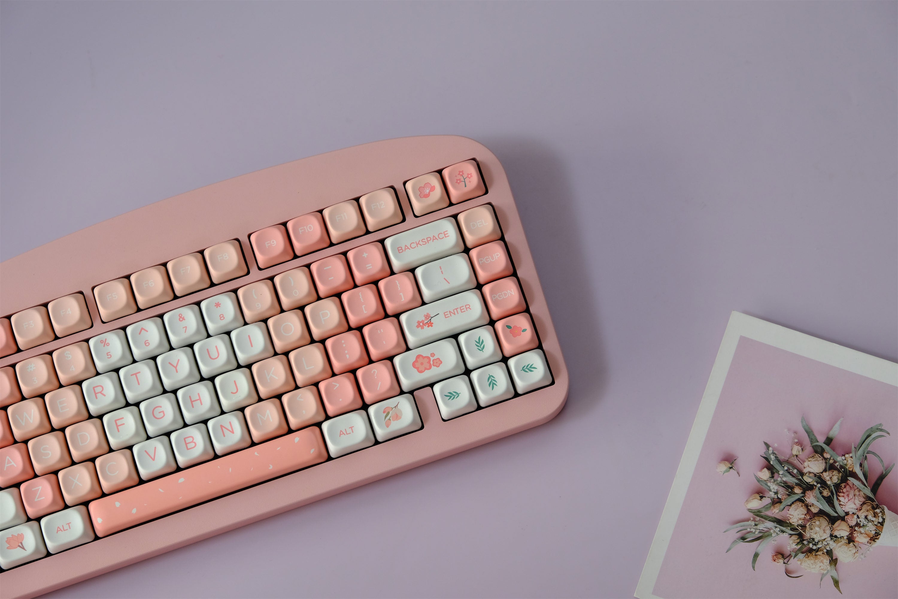 Sakura Dodo Keycaps