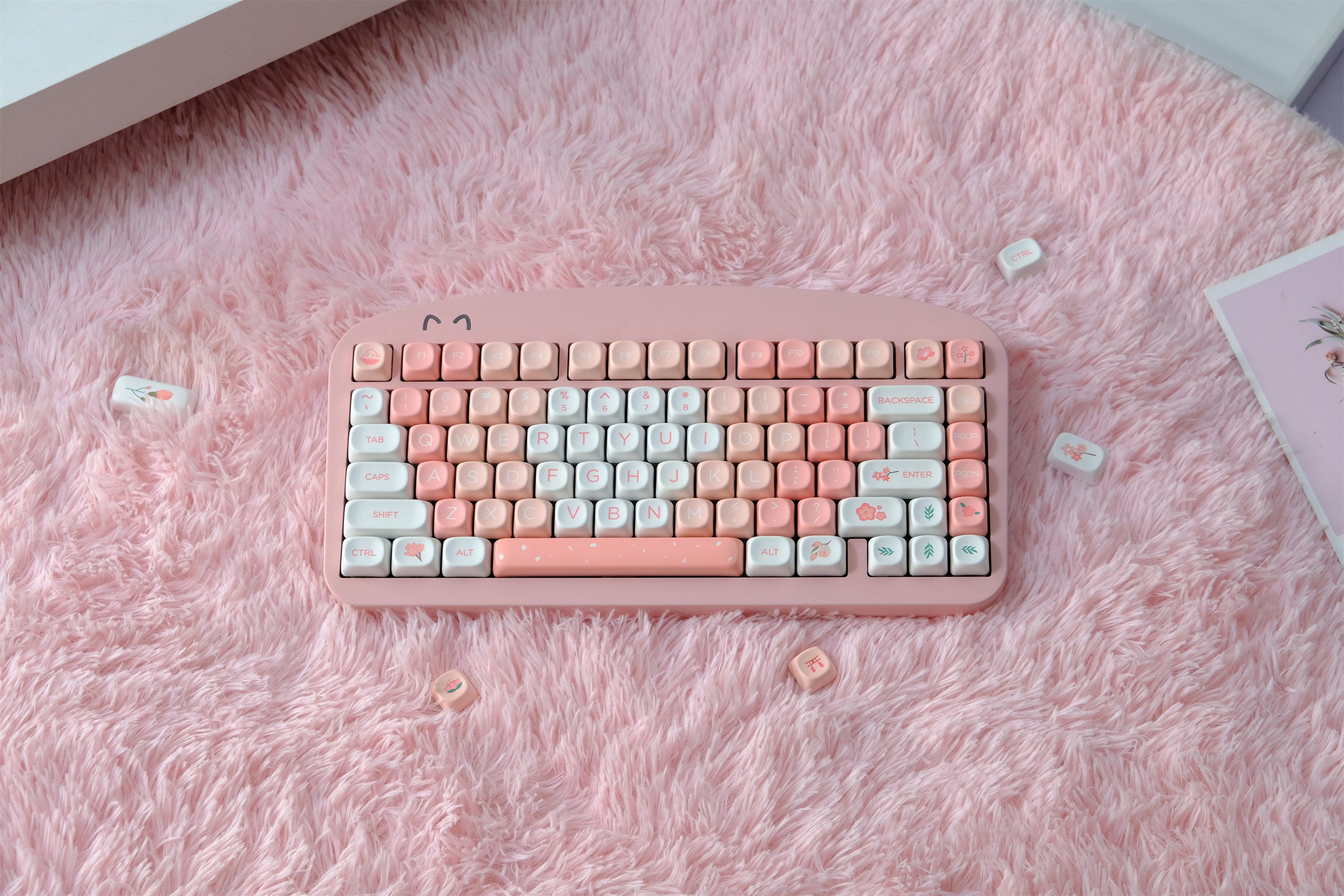 Sakura Dodo Keycaps