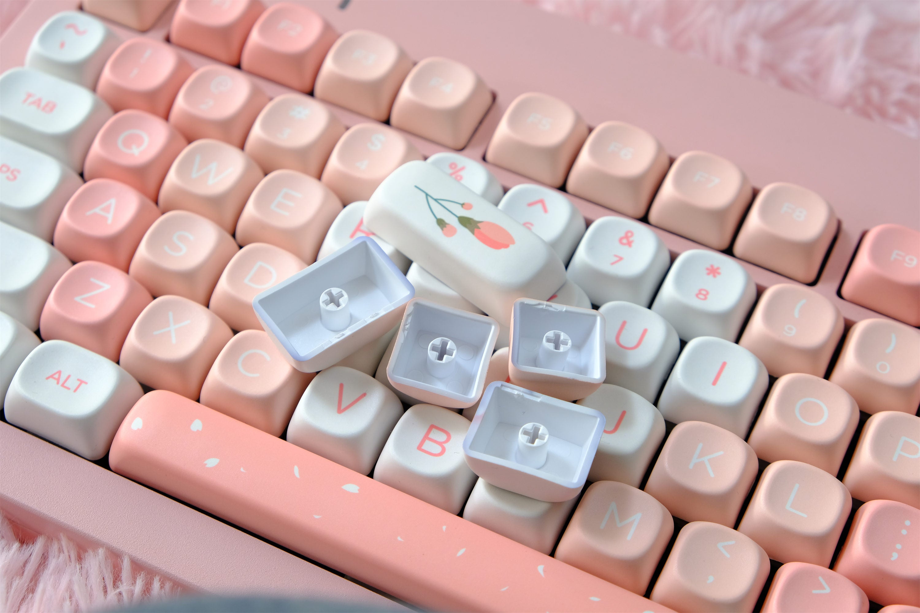Sakura Dodo Keycaps