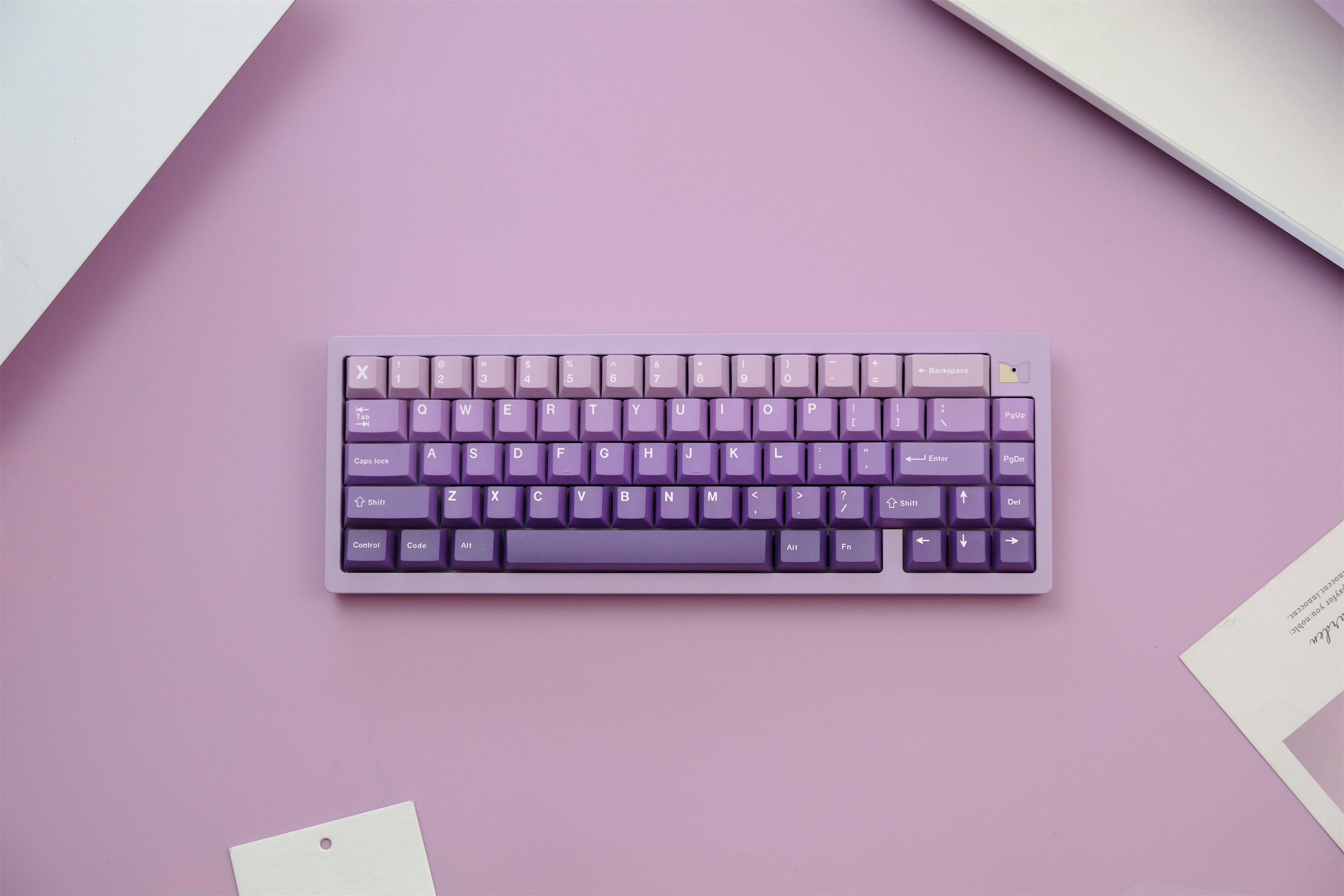 Lavender keycaps