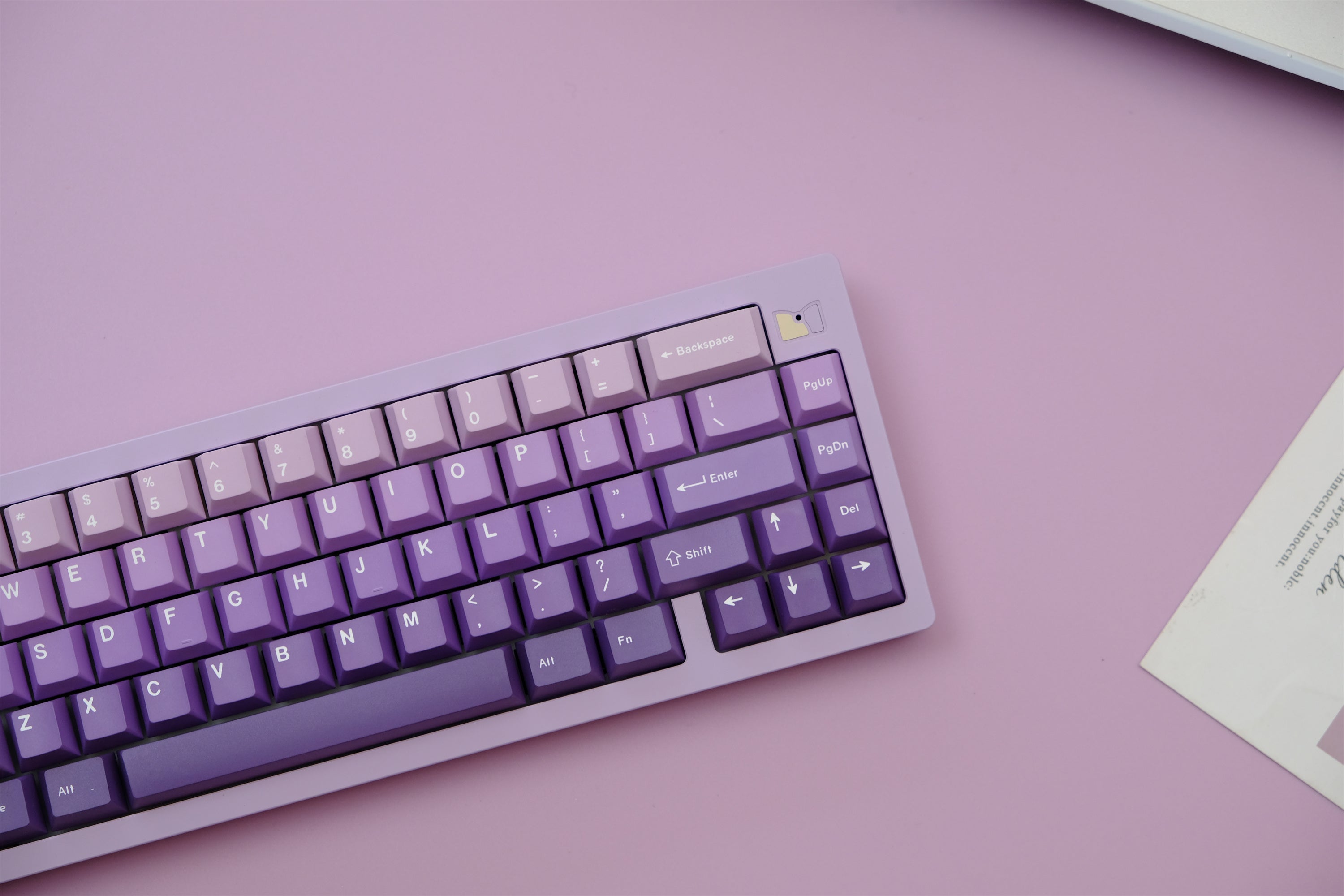 Lavender keycaps