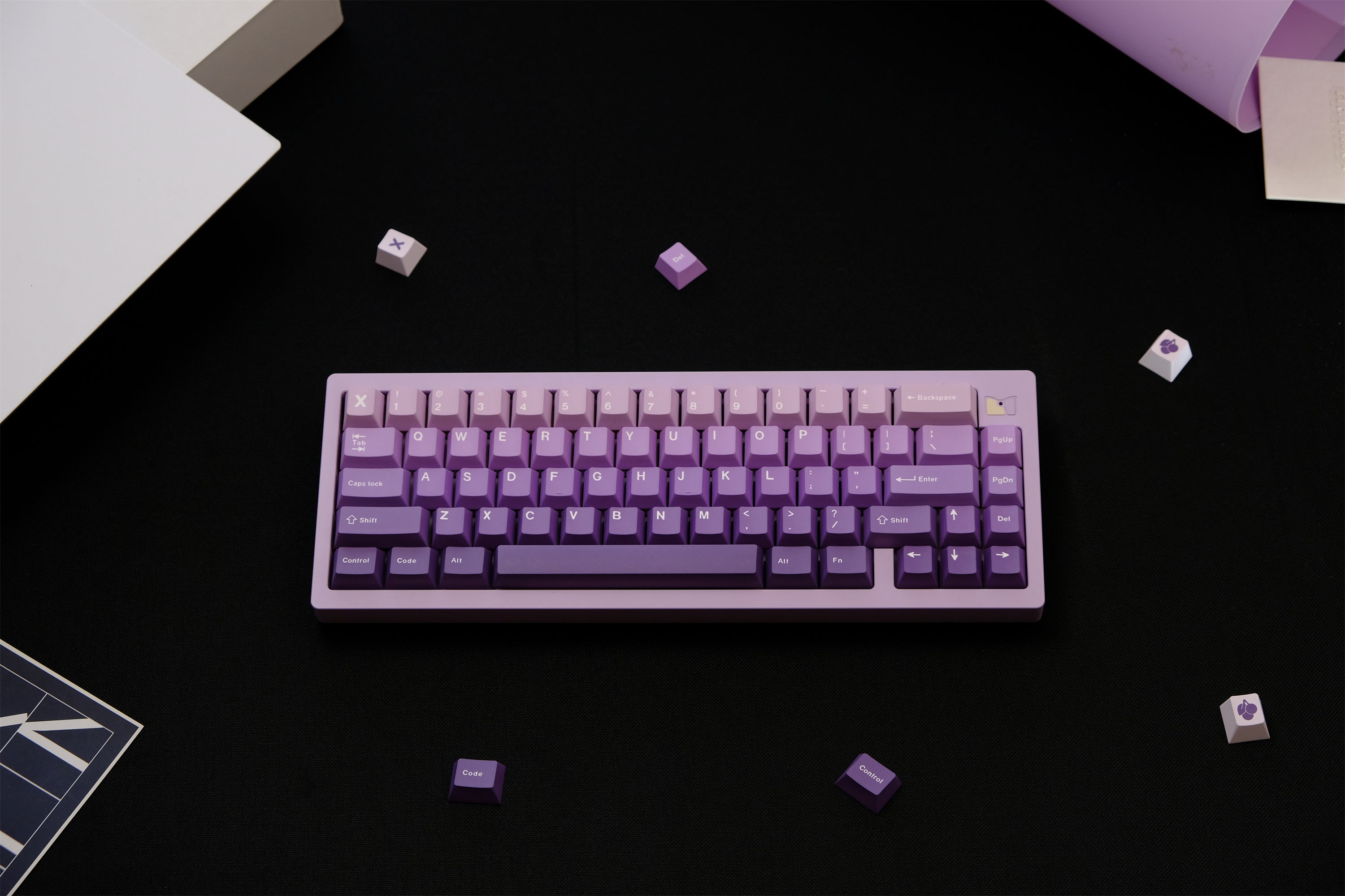 Lavender keycaps