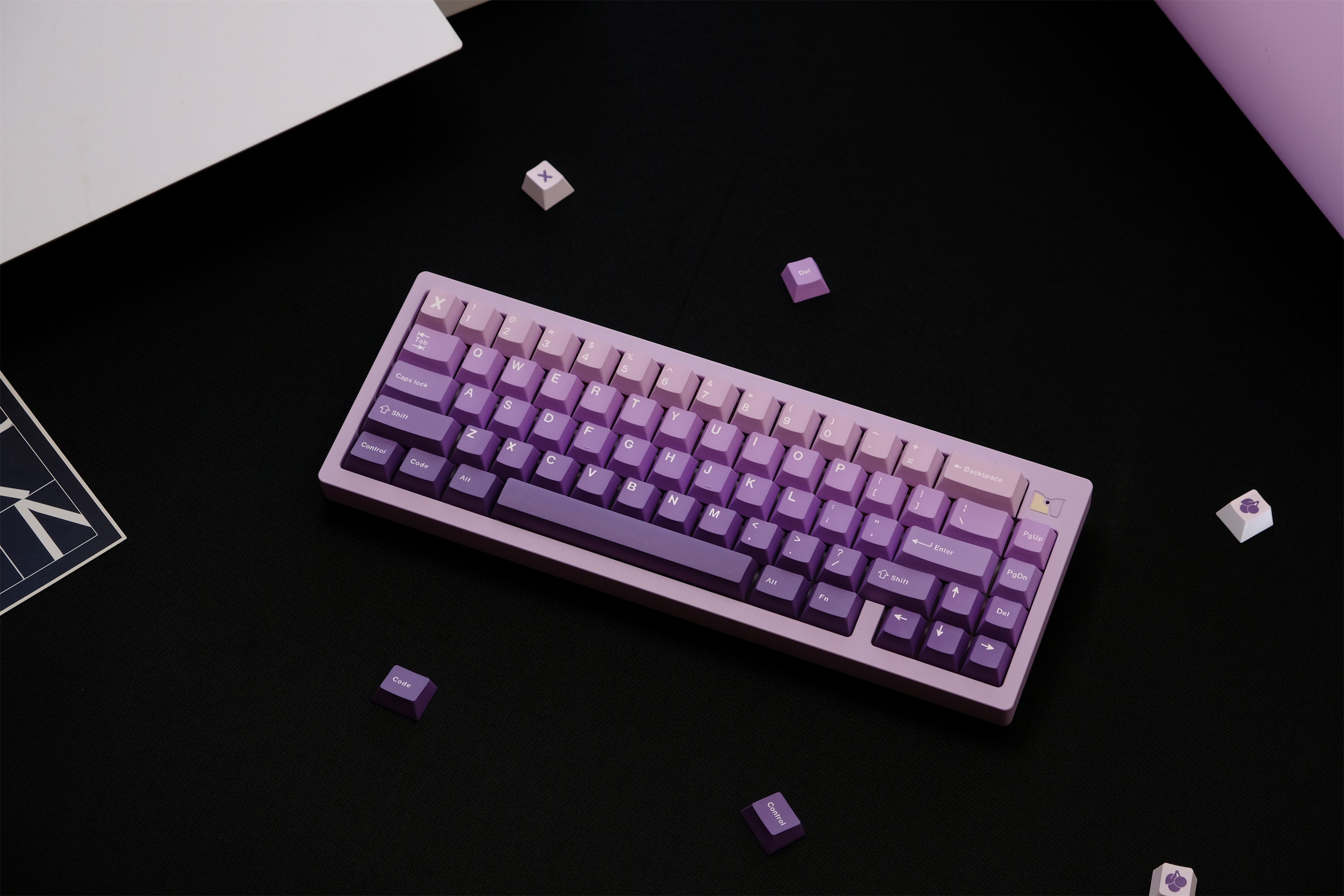 Lavender keycaps