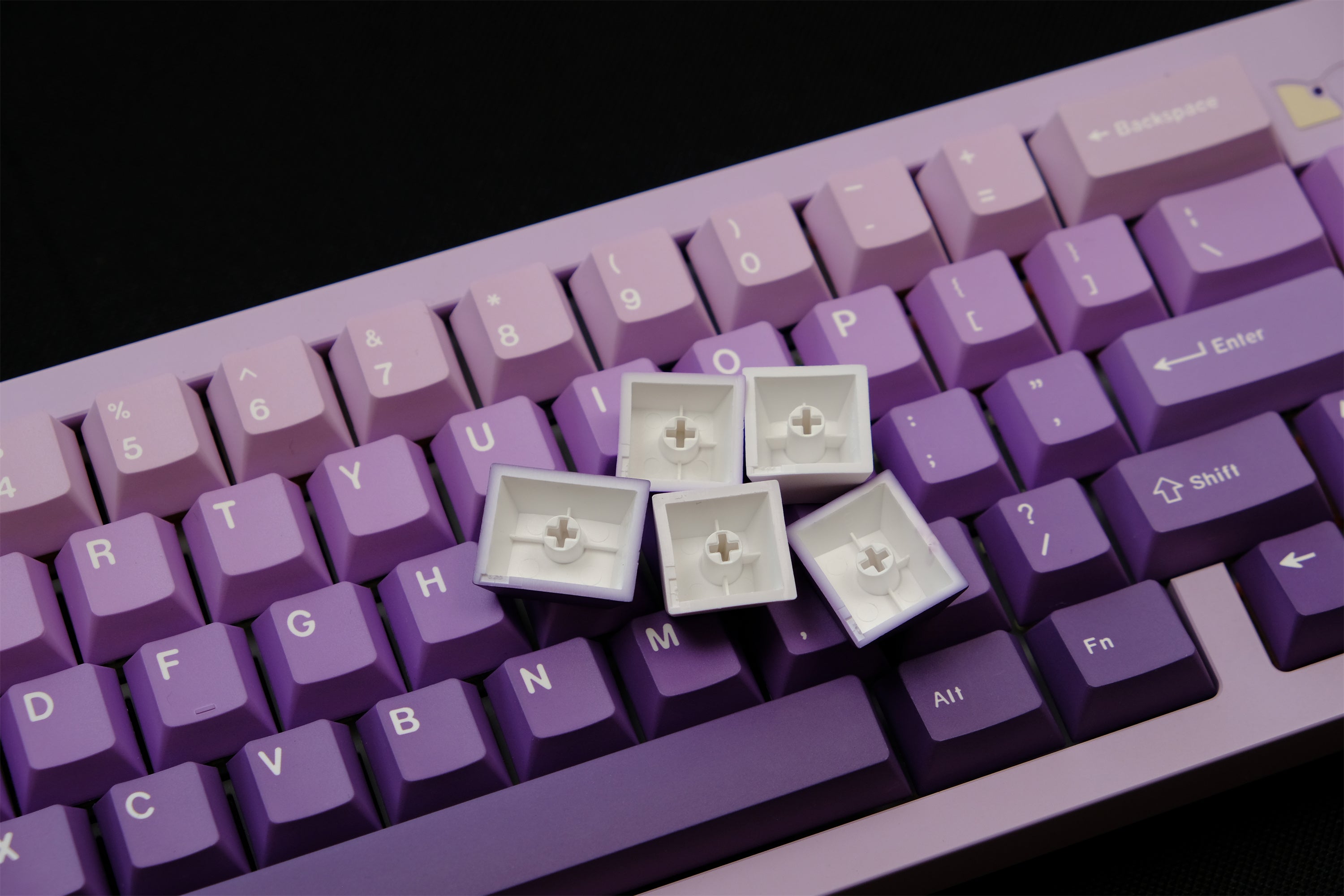 Lavender keycaps