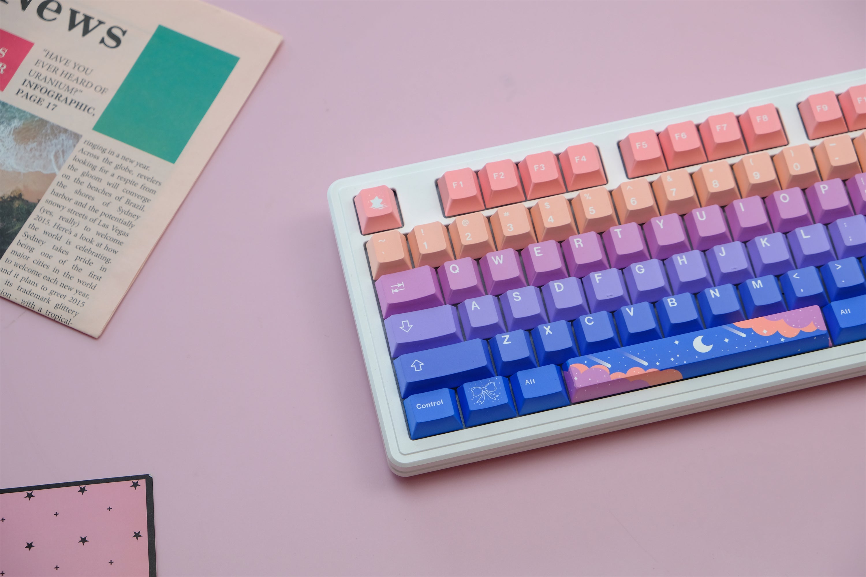 Star Moon Keycaps