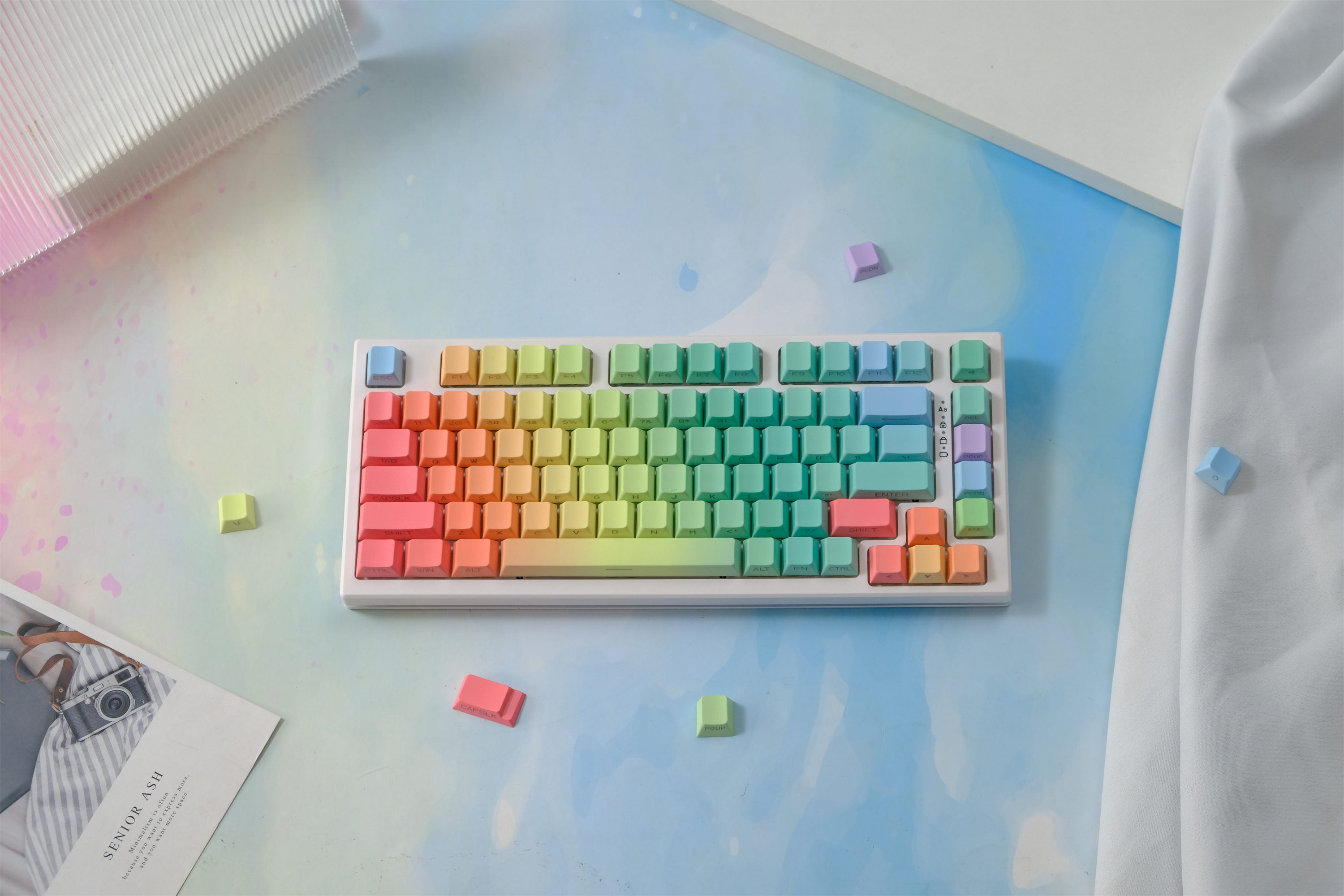 Unicorn Side Backlight Keycaps