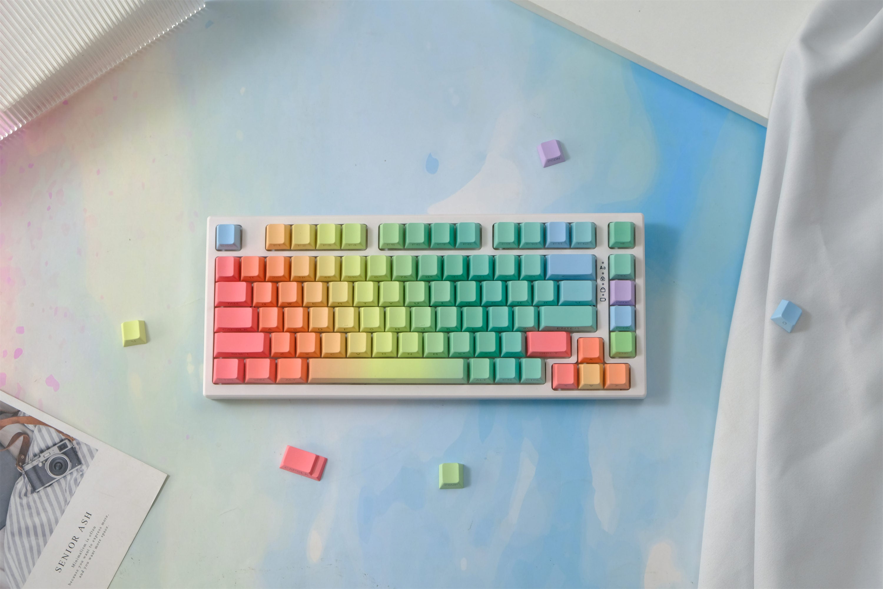 Unicorn Side Backlight Keycaps