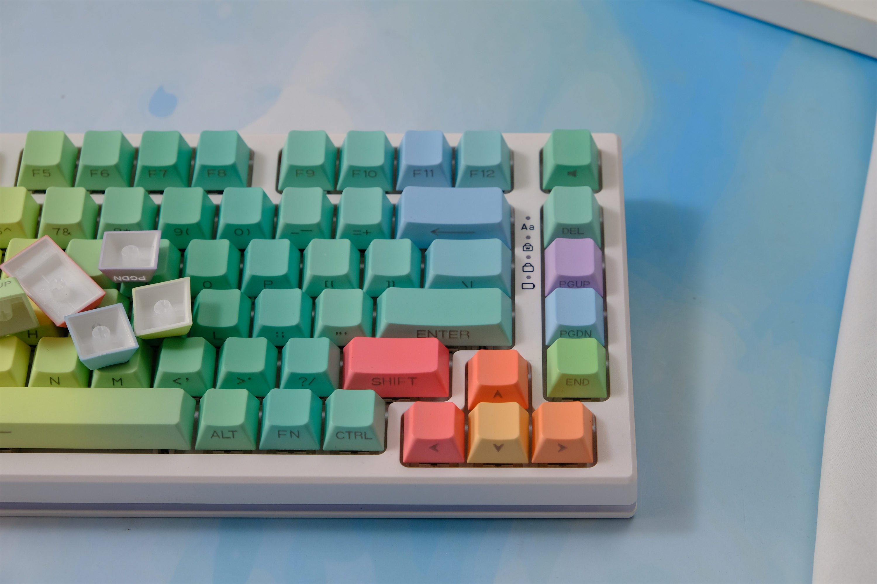 Unicorn Side Backlight Keycaps