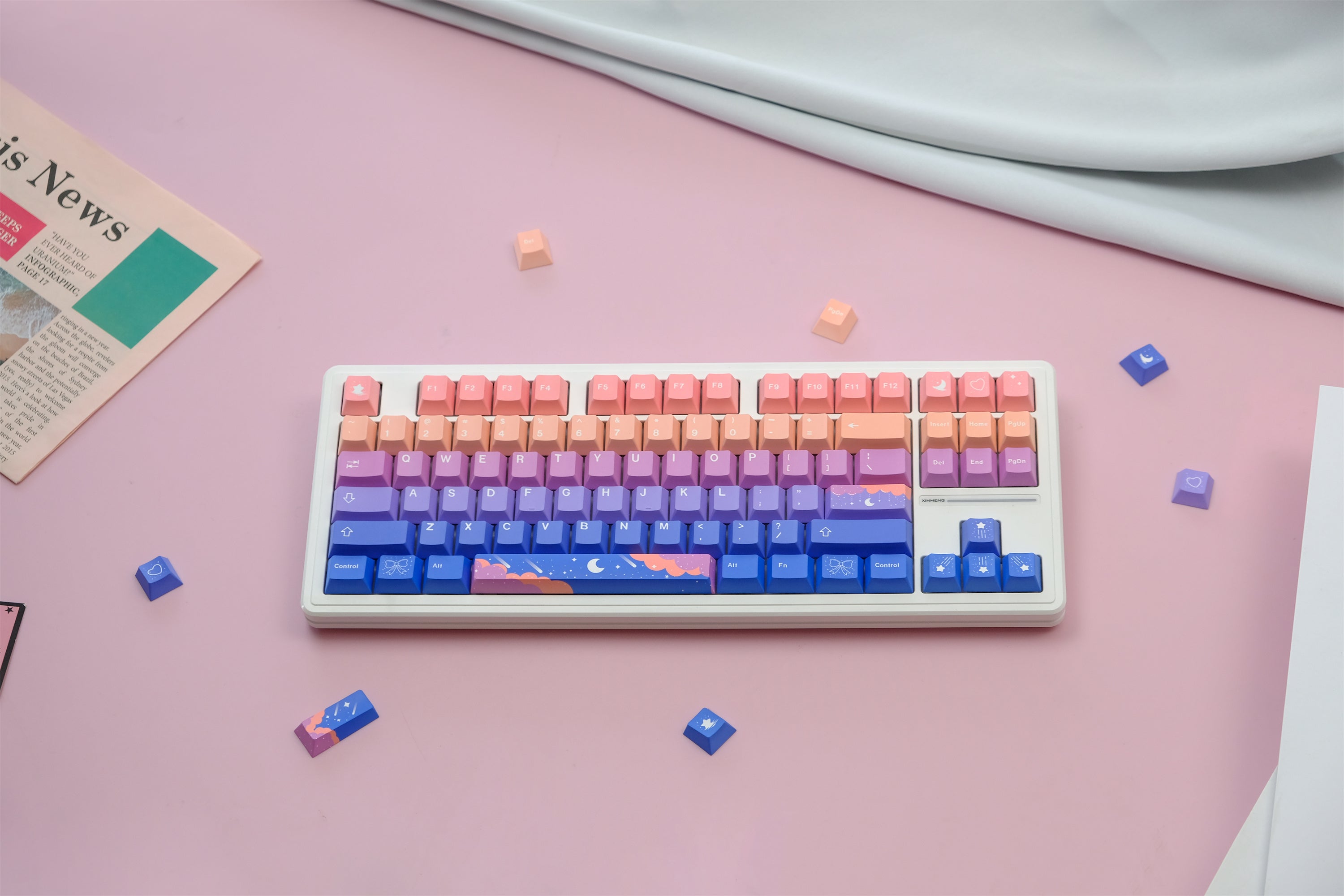 Star Moon Keycaps