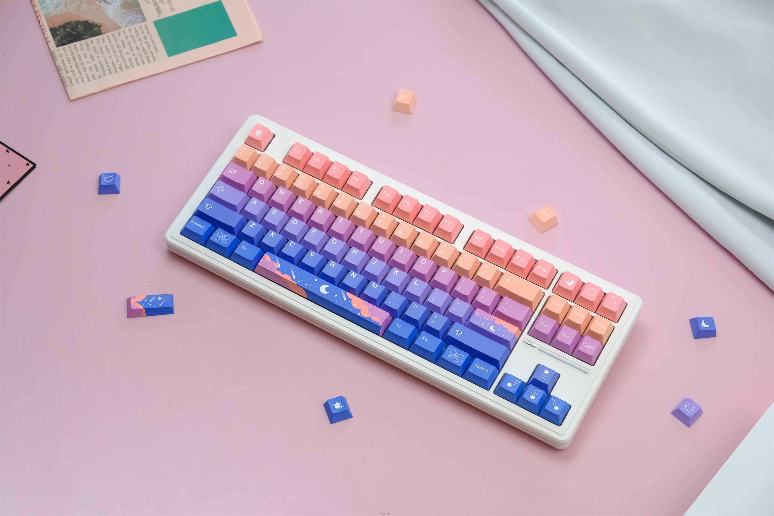 Star Moon Keycaps