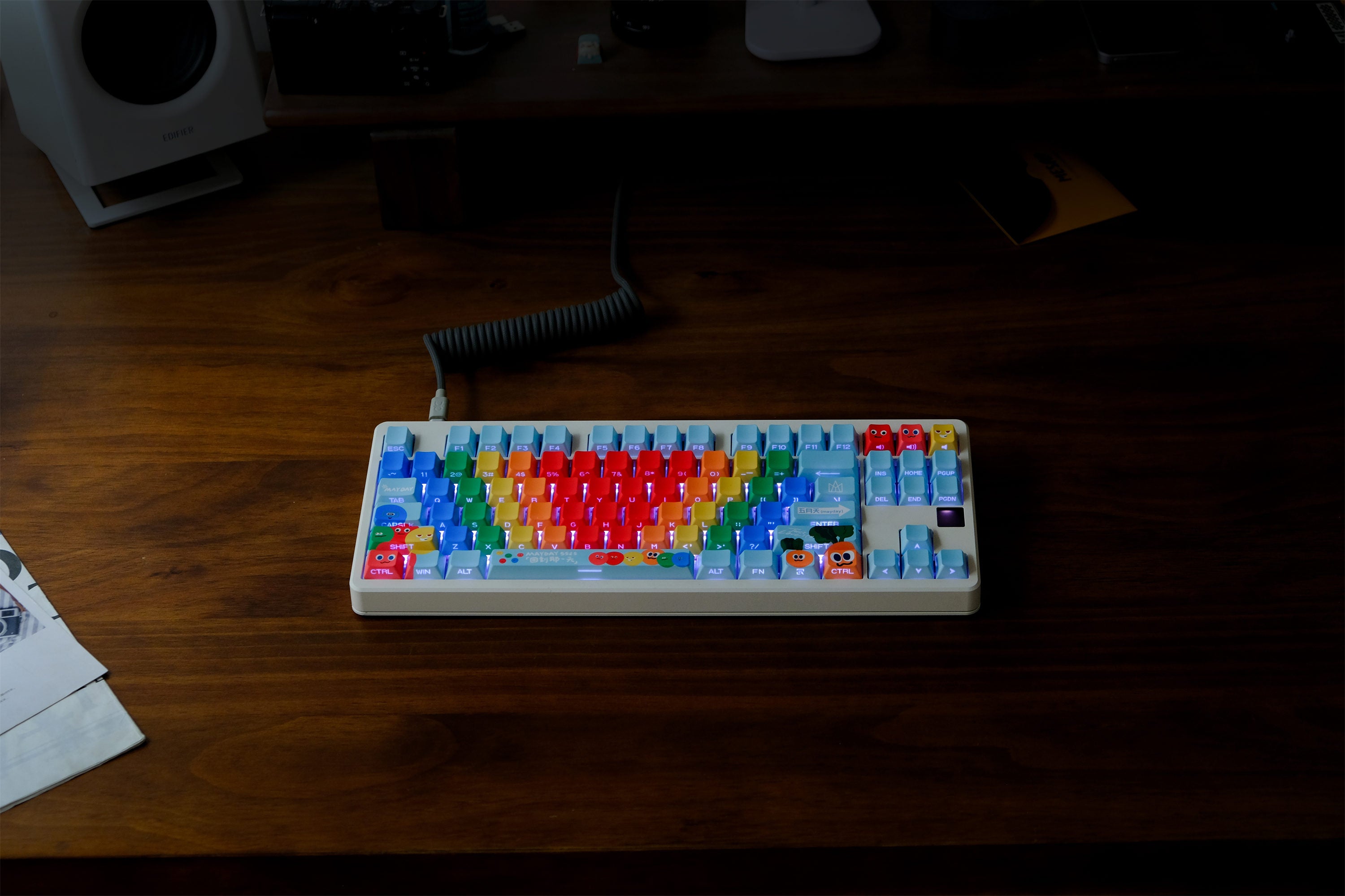 Mayday Support Group Side Backlight Keycaps
